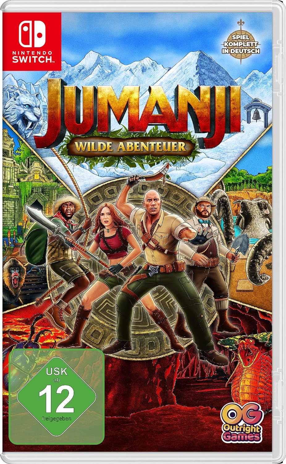 Outright Games Spielesoftware »Jumanji: Wilde Abenteuer«, Nintendo Switch