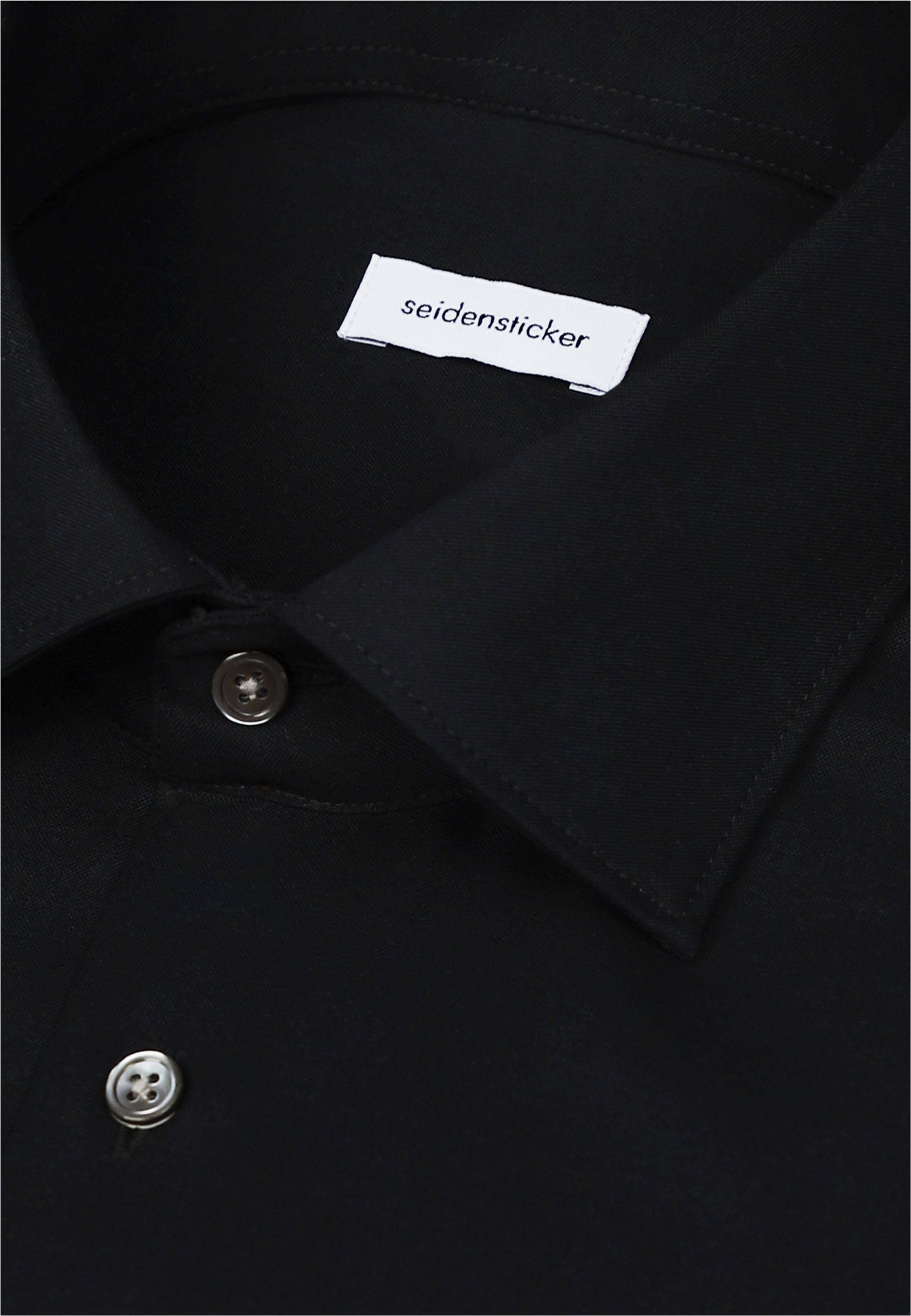 seidensticker Businesshemd »Schwarze Rose« Regular 1/1 Kentkragen Uni