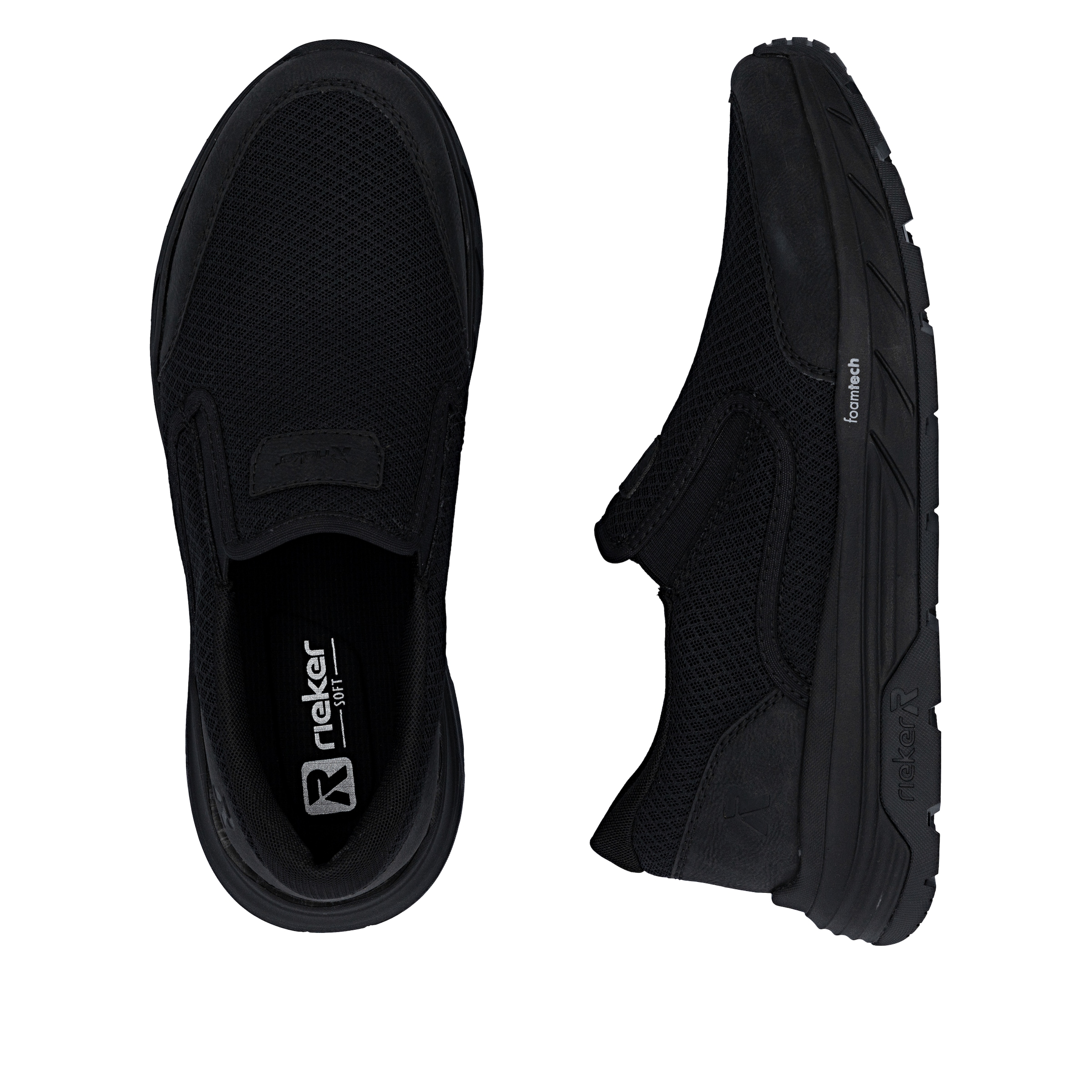 Rieker Slip-On Sneaker  Slipper, Schlupfschuh, Halbschuh, Freizeitsneaker mit Gummizüge