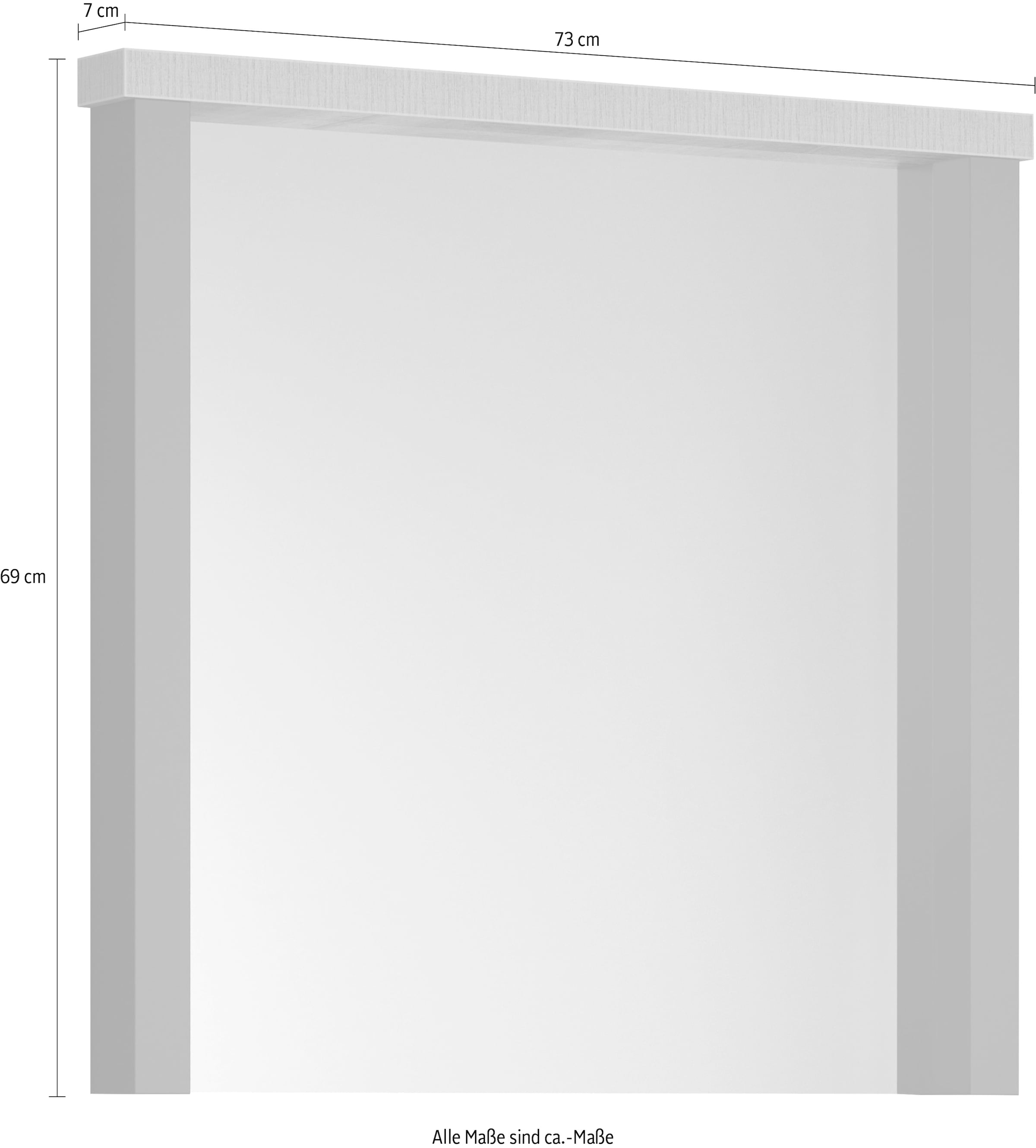 Home affaire Garderobenspiegel »Elda«, (1 St.), Wandspiegel aus Floatglas – (B/T/H) 73/7/69 cm
