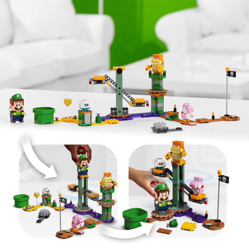 LEGO® Konstruktionsspielsteine »Abenteuer mit Luigi – Starterset (71387), LEGO® Super Mario«, (280 St.)