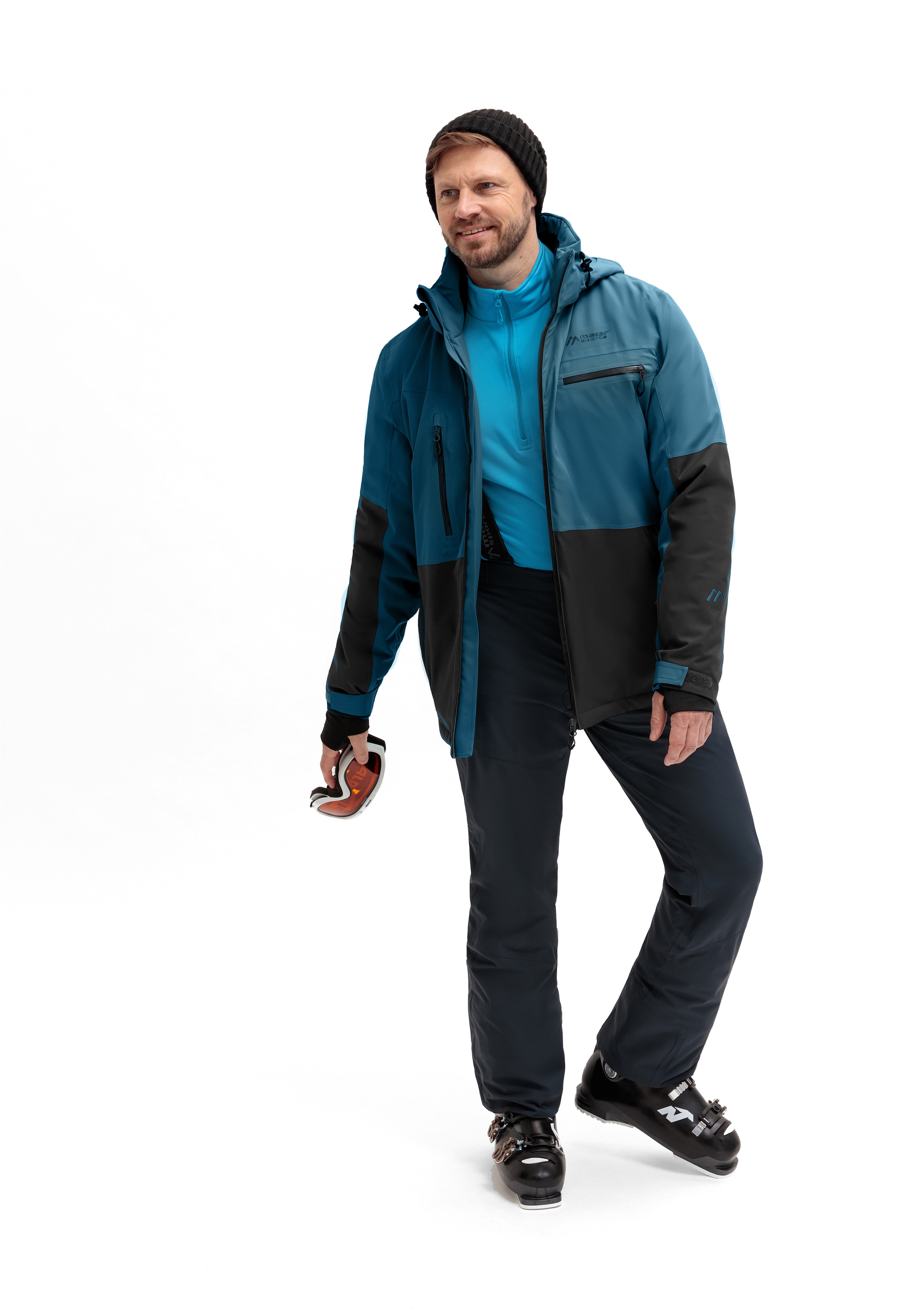 Maier Sports Skijacke »Roccarasa M«, Herren Winterjacke wasserdicht u. atmungsaktiv