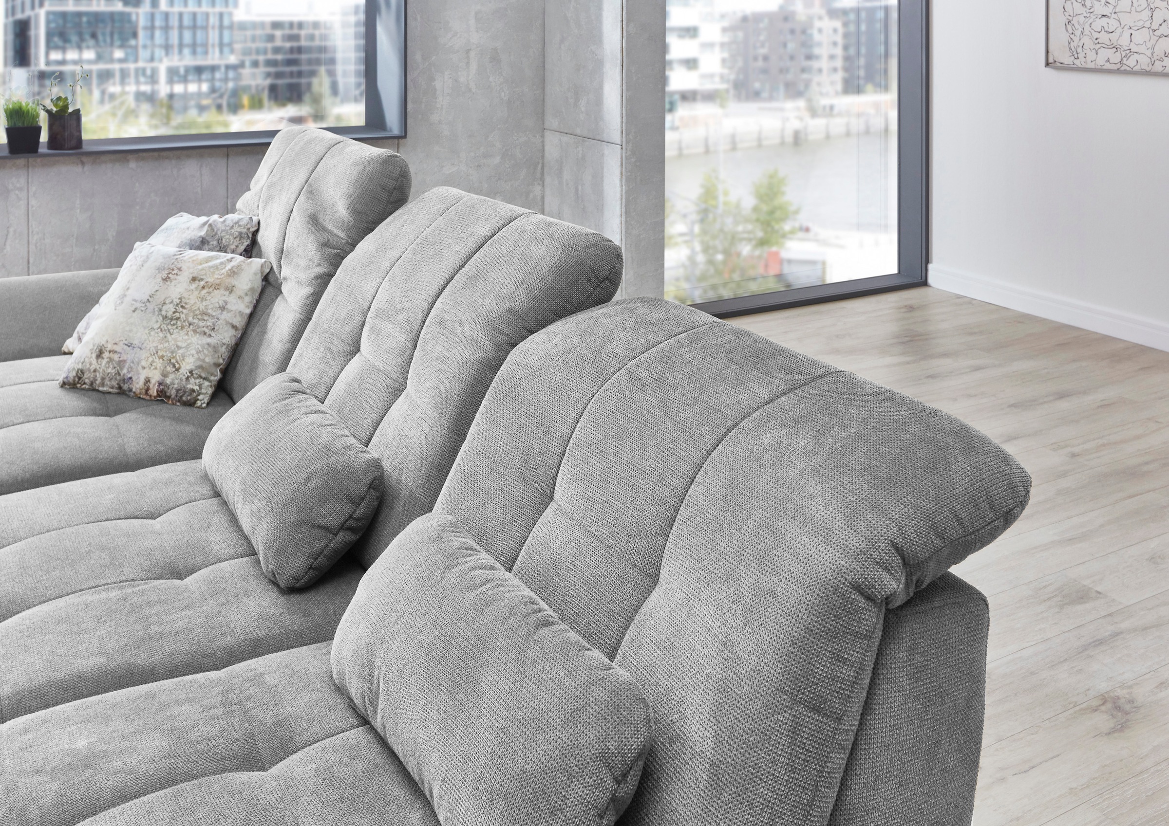 Die PlanBar Ecksofa »MP-IN17004 L-Form«, wahlweise mit Funktion, Federkern