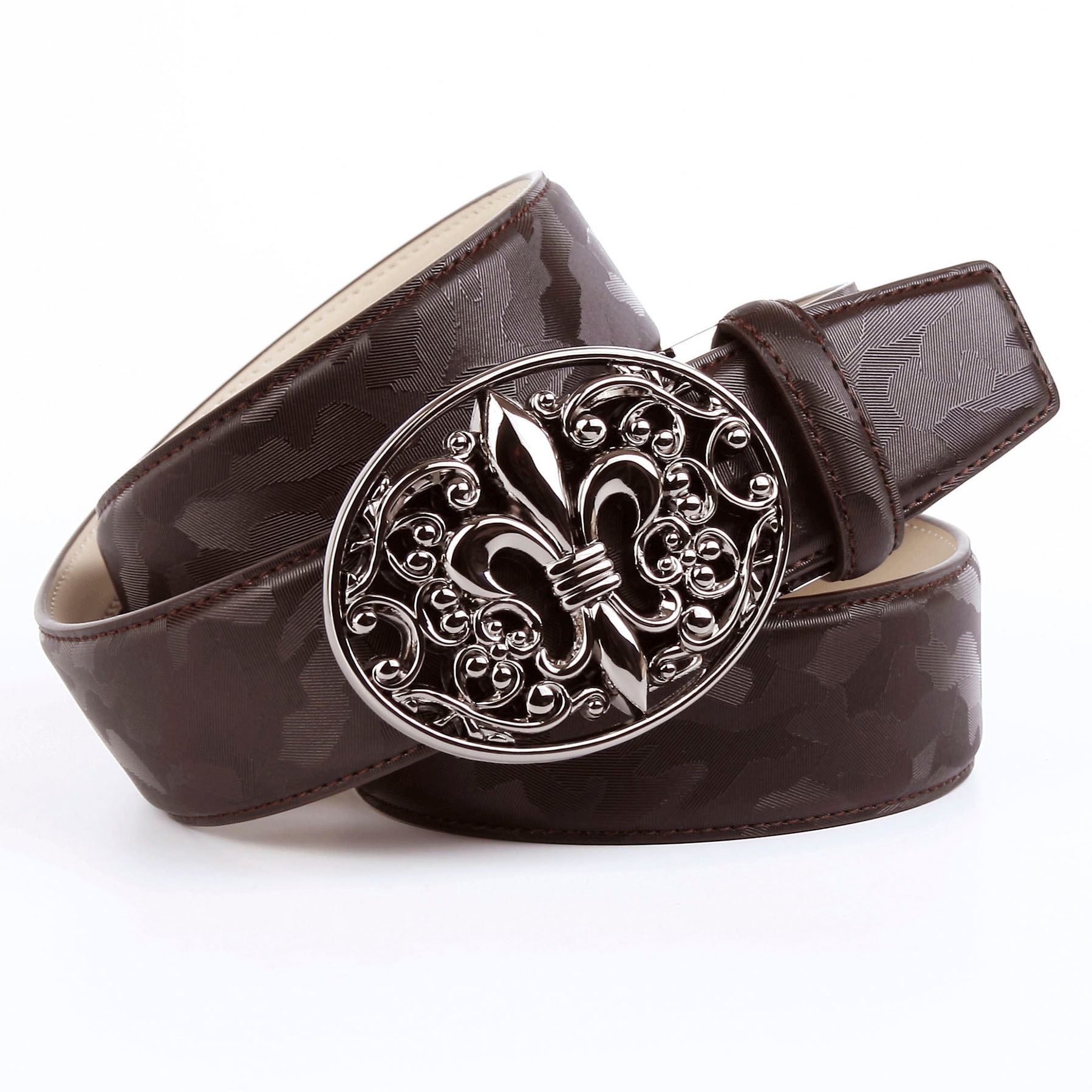 Anthoni Crown Ledergürtel, im Militär-Design, im Lilie mit Schließe Shop Online OTTO kaufen