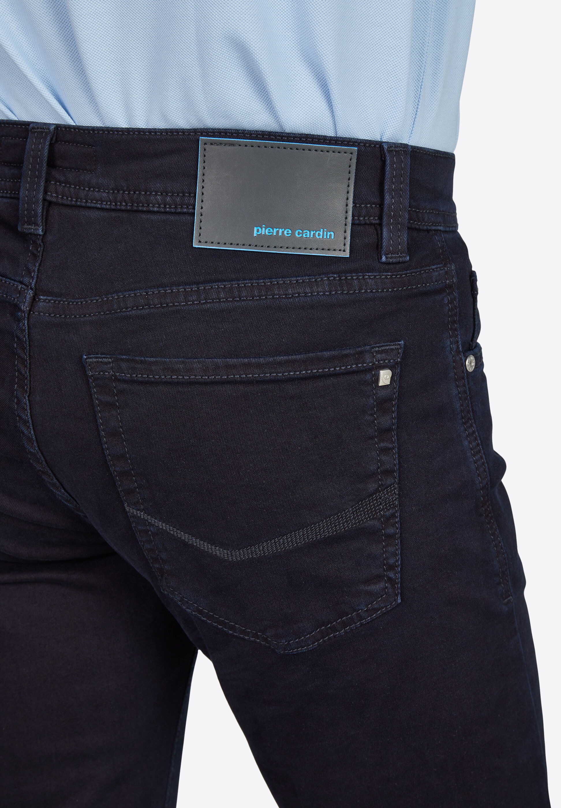Pierre Cardin Stretch-Jeans »Lyon Tapered« mit Dornschlaufe für die Gürtelschnalle