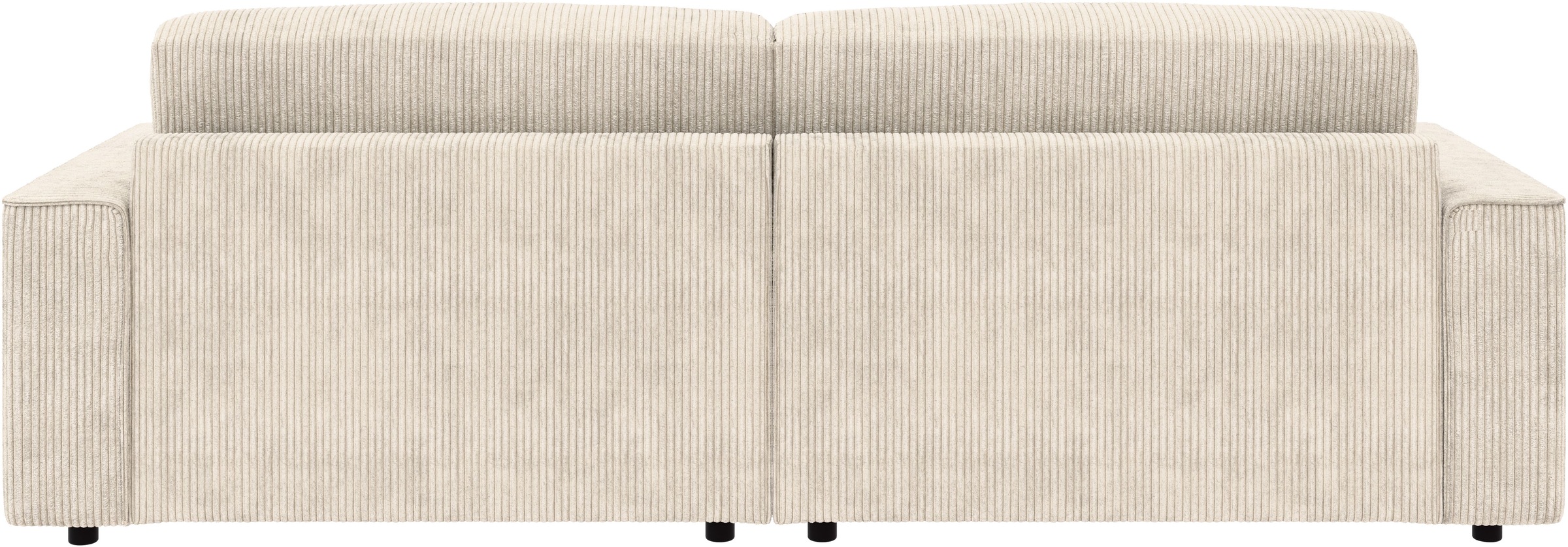 INOSIGN Ecksofa »Chance, Recamiere beidseitig montierbar, Schlaffunktion, Breite 265 cm«, in Cordstoff HYPER, mit Schlaffunktion und Bettkasten