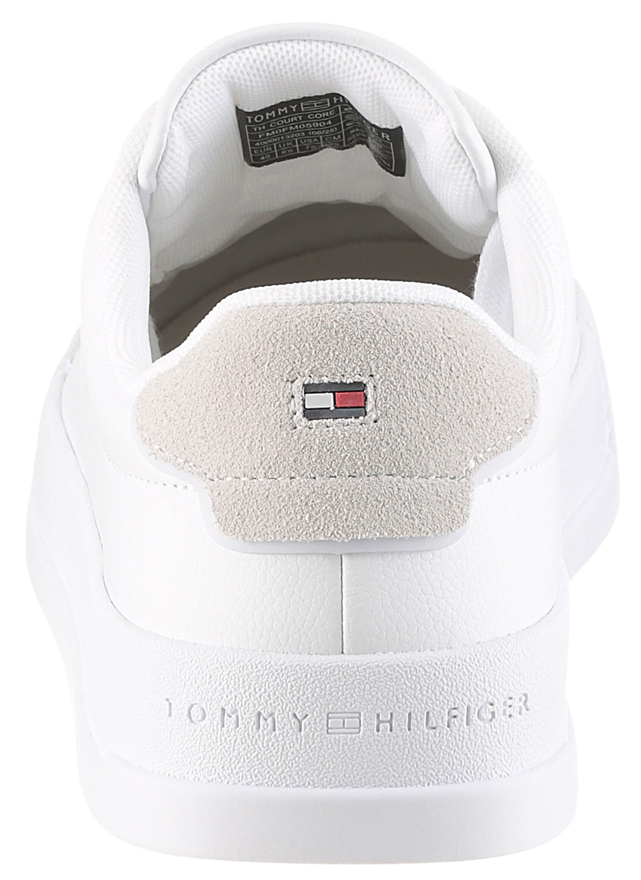 Tommy Hilfiger Sneaker »TH COURT CORE«  , Freizeitschuh, Halbschuh, Schnürschuh, weich gepolstertem Schaftrand