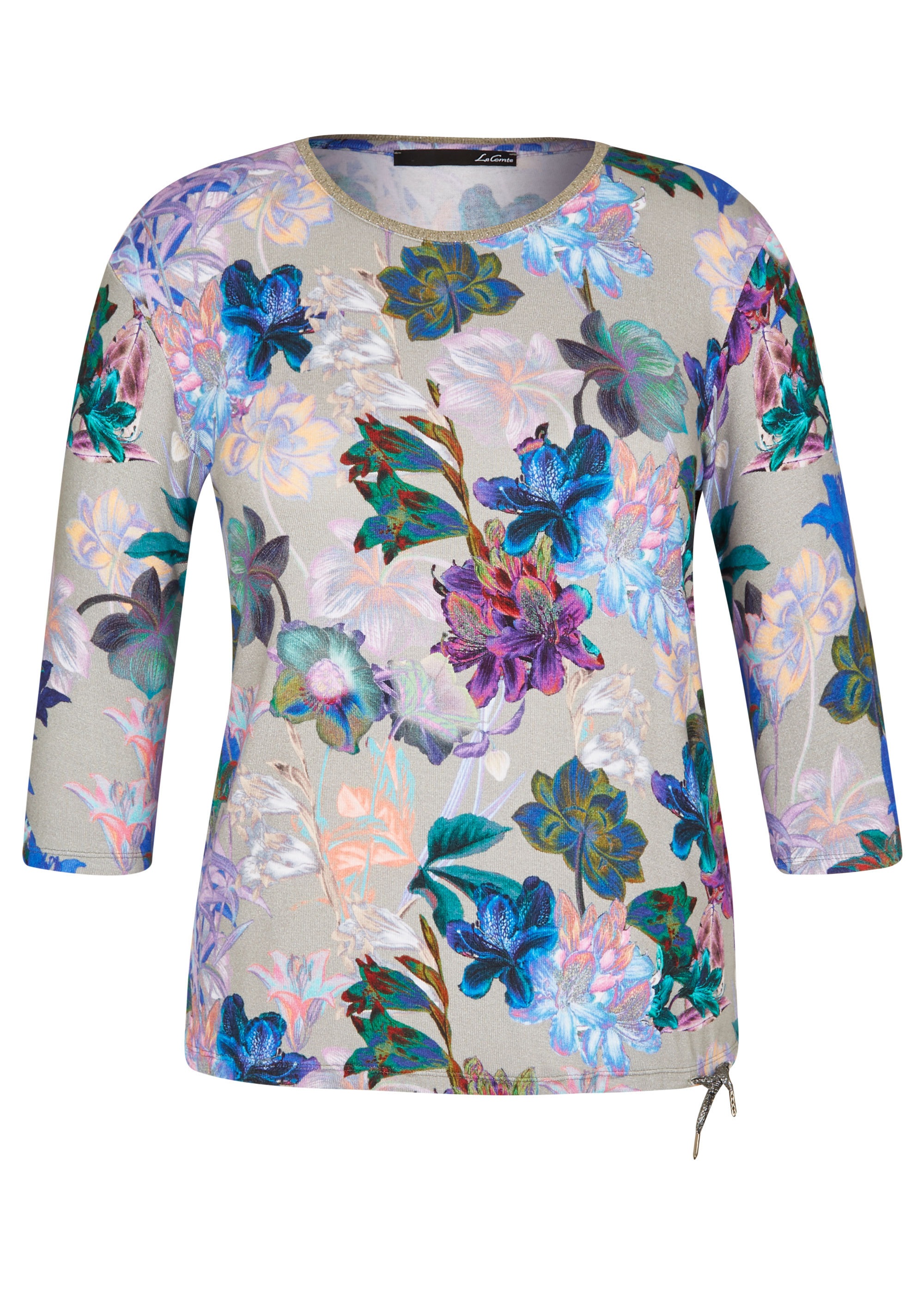 LeComte Print-Shirt, mit Glitzergarn