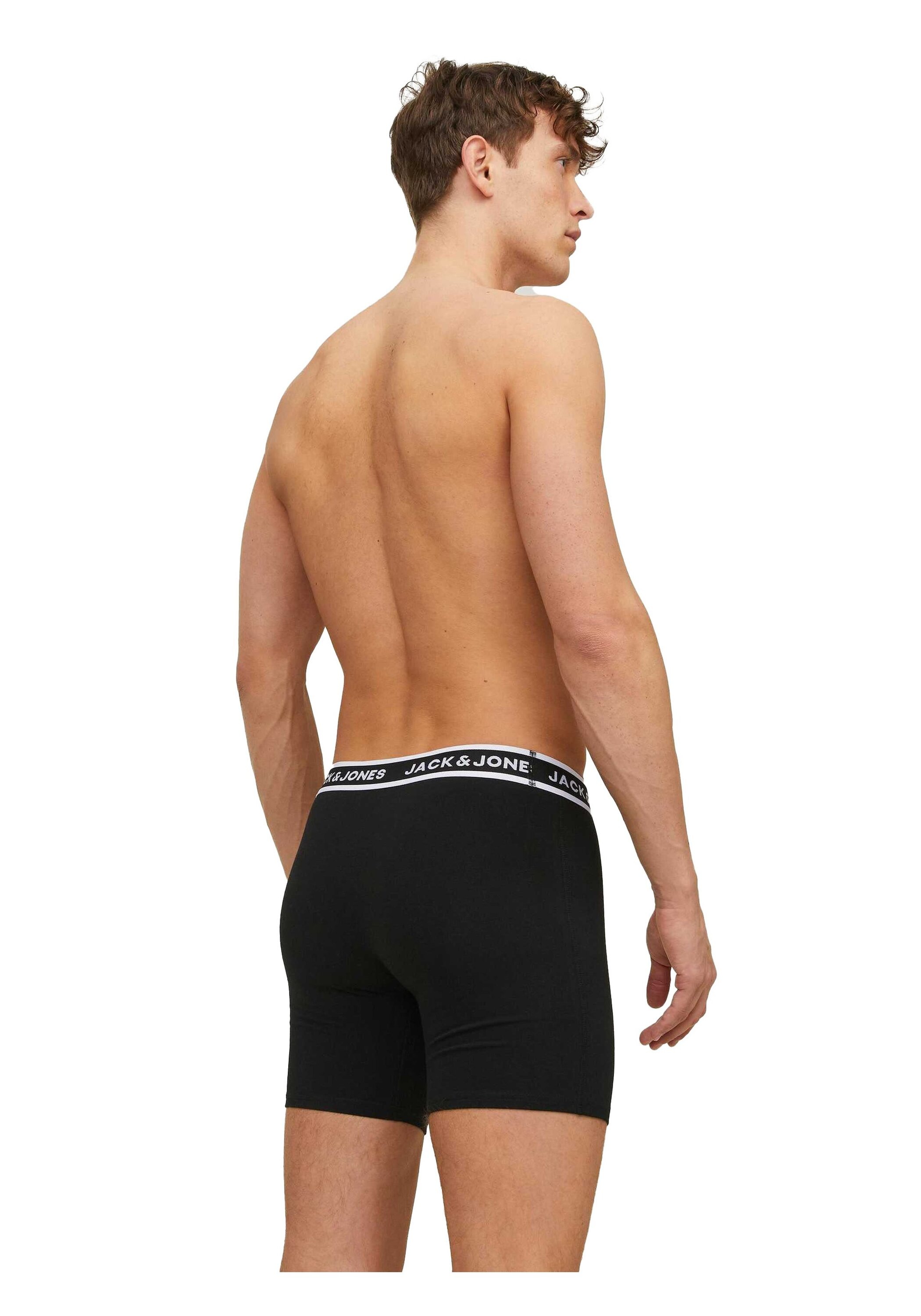 Jack & Jones Boxershorts »Boxershort JACSOLID BOXER BRIEFS 3P 3er Pack«