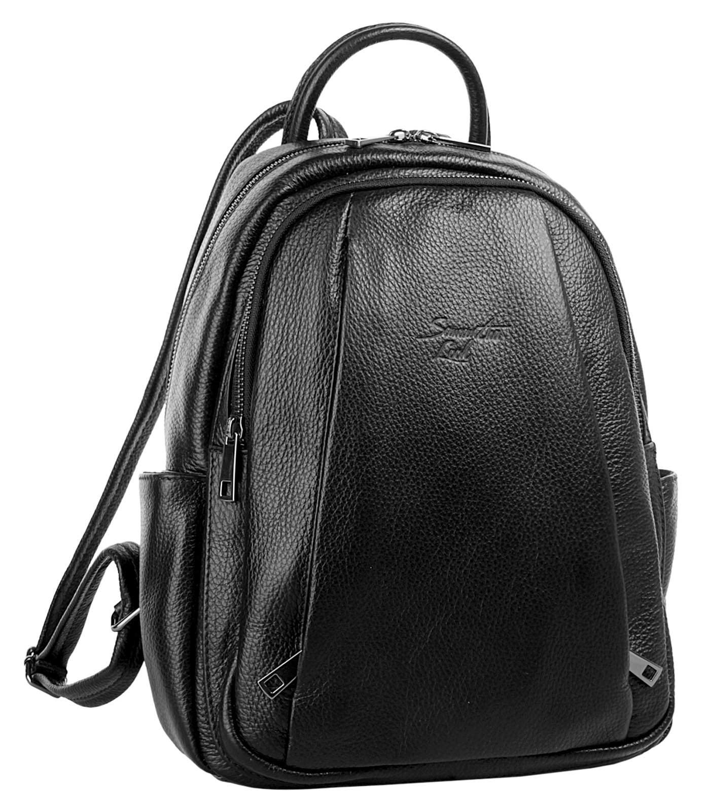 Samantha Look Cityrucksack echt Leder, Made in Italy