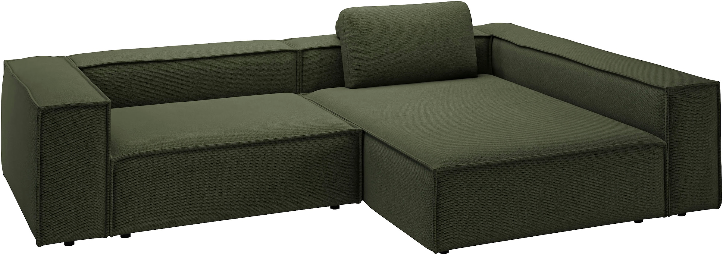 Places of Style Ecksofa »Watertown, moderne XXL L-Form, 306 cm breit«, Komfortabel mit tiefer Sitzfläche – ideal für große Wohnräume