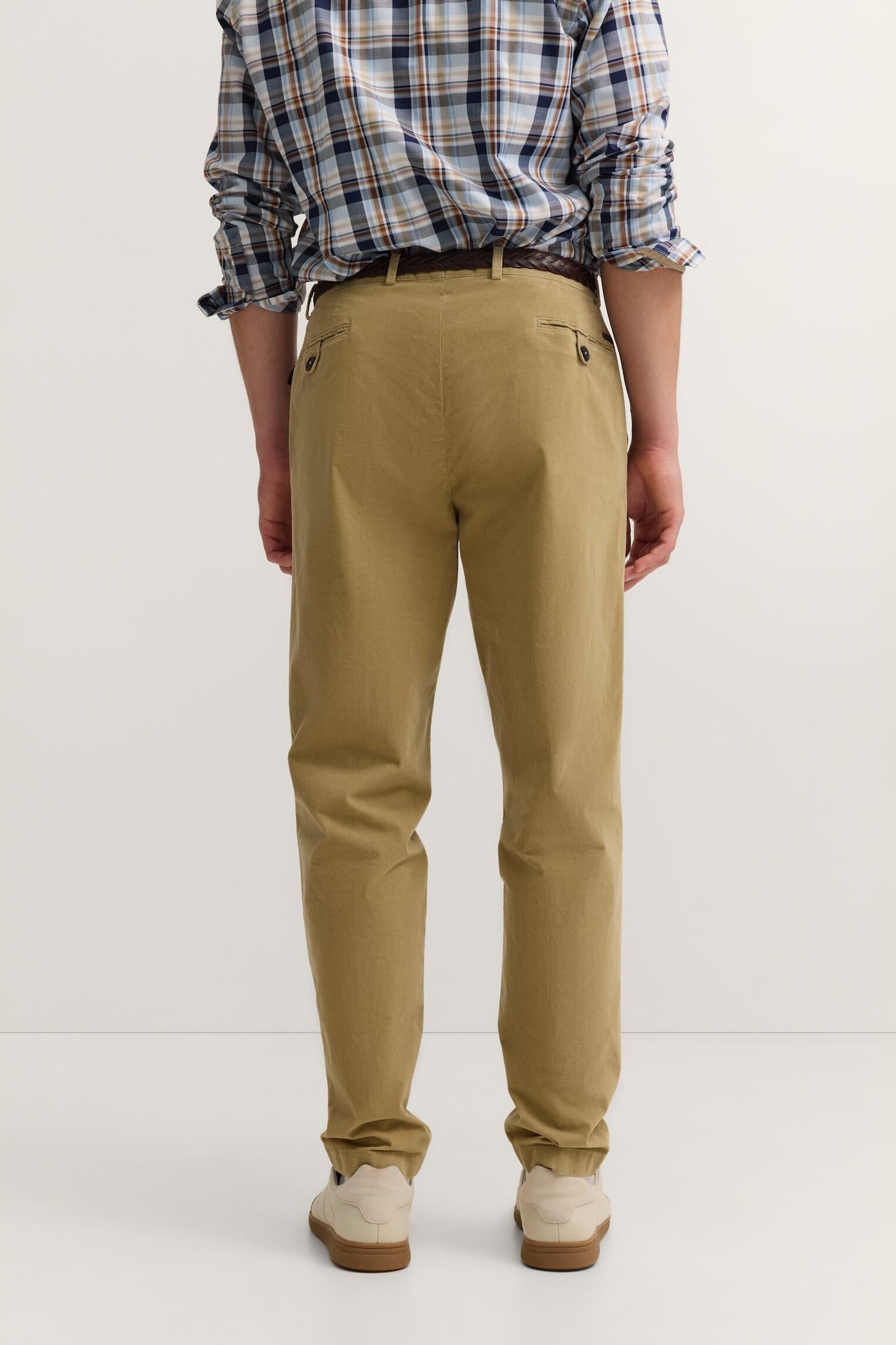 bugatti Bundfaltenhose »Tapered Fit«  aus Luxury Pima Cotton Feincord