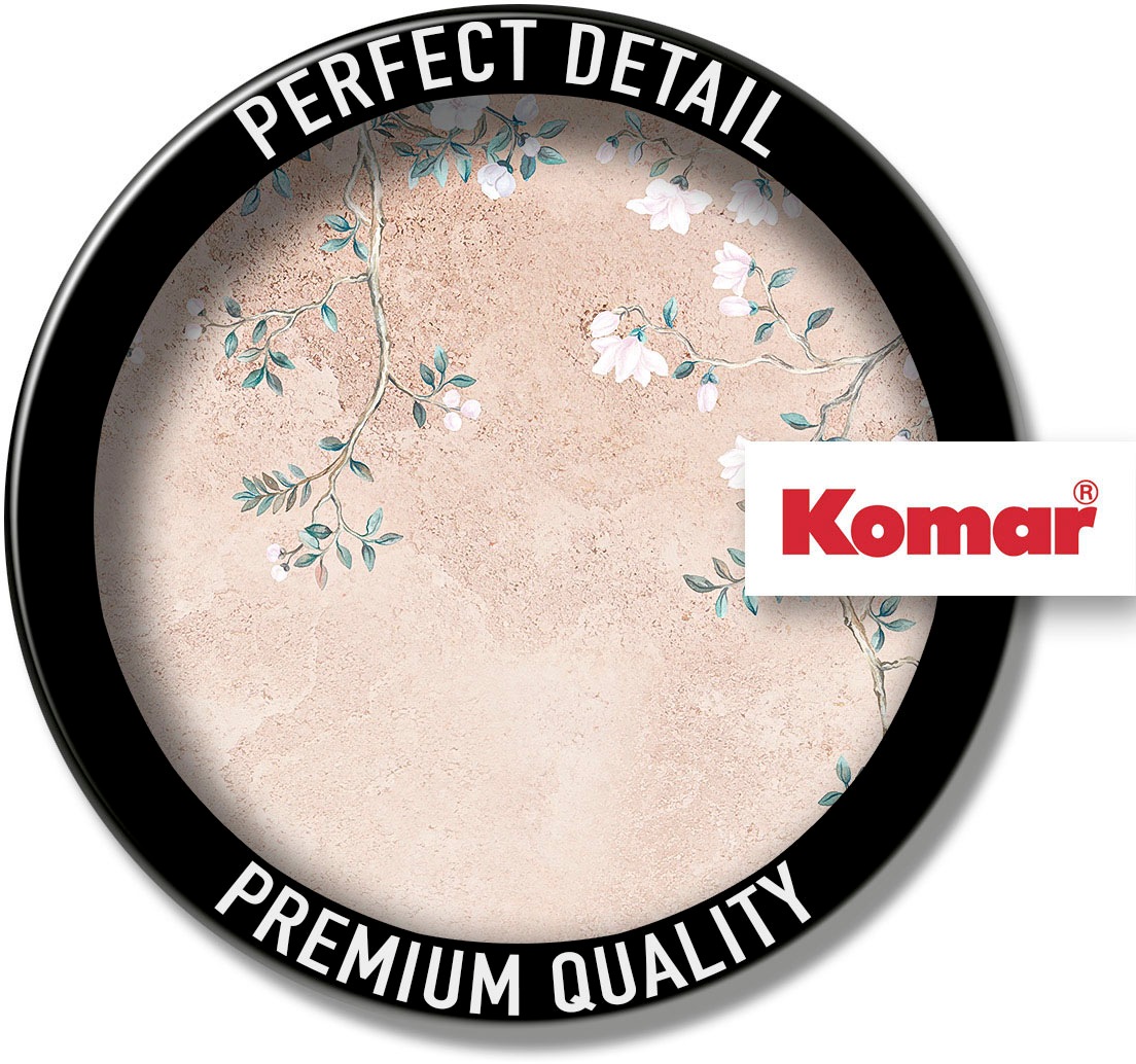 Komar Vliestapete »Digitaldruck Vlies - Hanging Hanami - Größe 400 x 250 cm«, bedruckt, Wohnzimmer, Schlafzimmer