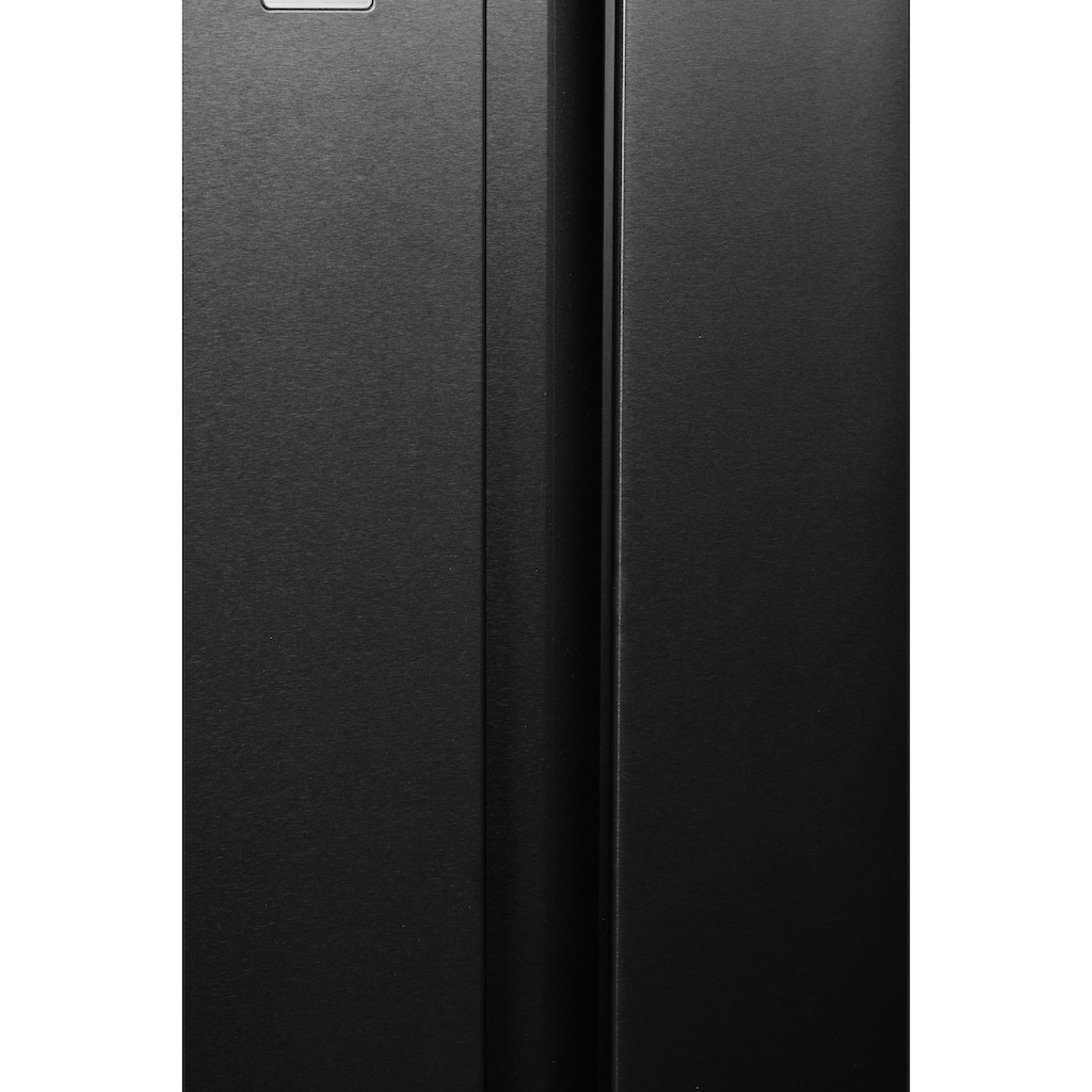 Hisense Side-by-Side, RS677N4BFD, 178,6 cm hoch, 91 cm breit