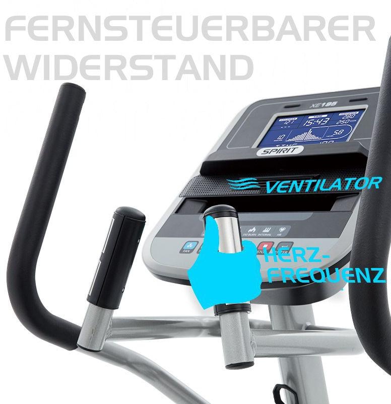 Spirit Fitness Ellipsentrainer-Ergometer »XE 195«