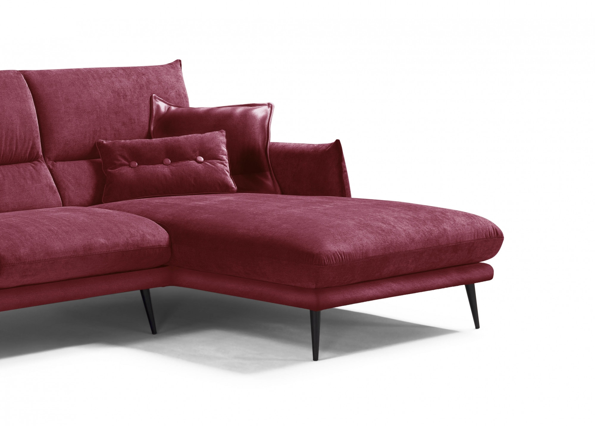 Egoitaliano Ecksofa »FUNNY, hochwertiges und aktuelles Design, bequeme Rückenlehne« hochwertiger Sitzkomfort, L-Form