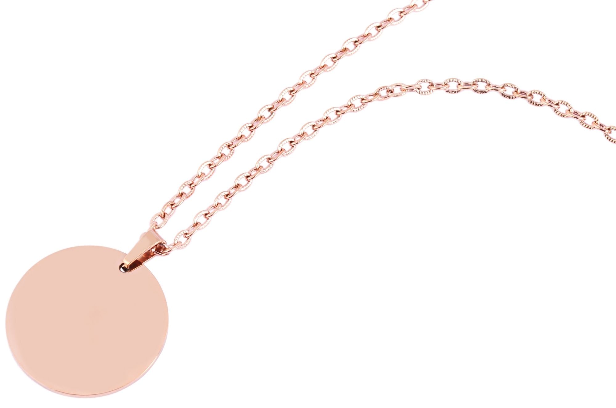 Adelia´s Kette ohne Anhänger »Unisex Halskette mit Anhänger ¿ Münze aus Edelstahl«