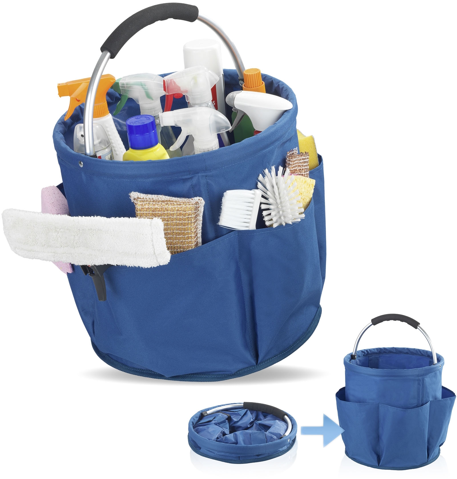 Maximex Organizer »Universal-Reinigungs-Caddy Modell HERKULES«, faltbare Tragetasche für zuhause und unterwegs, 34 Liter
