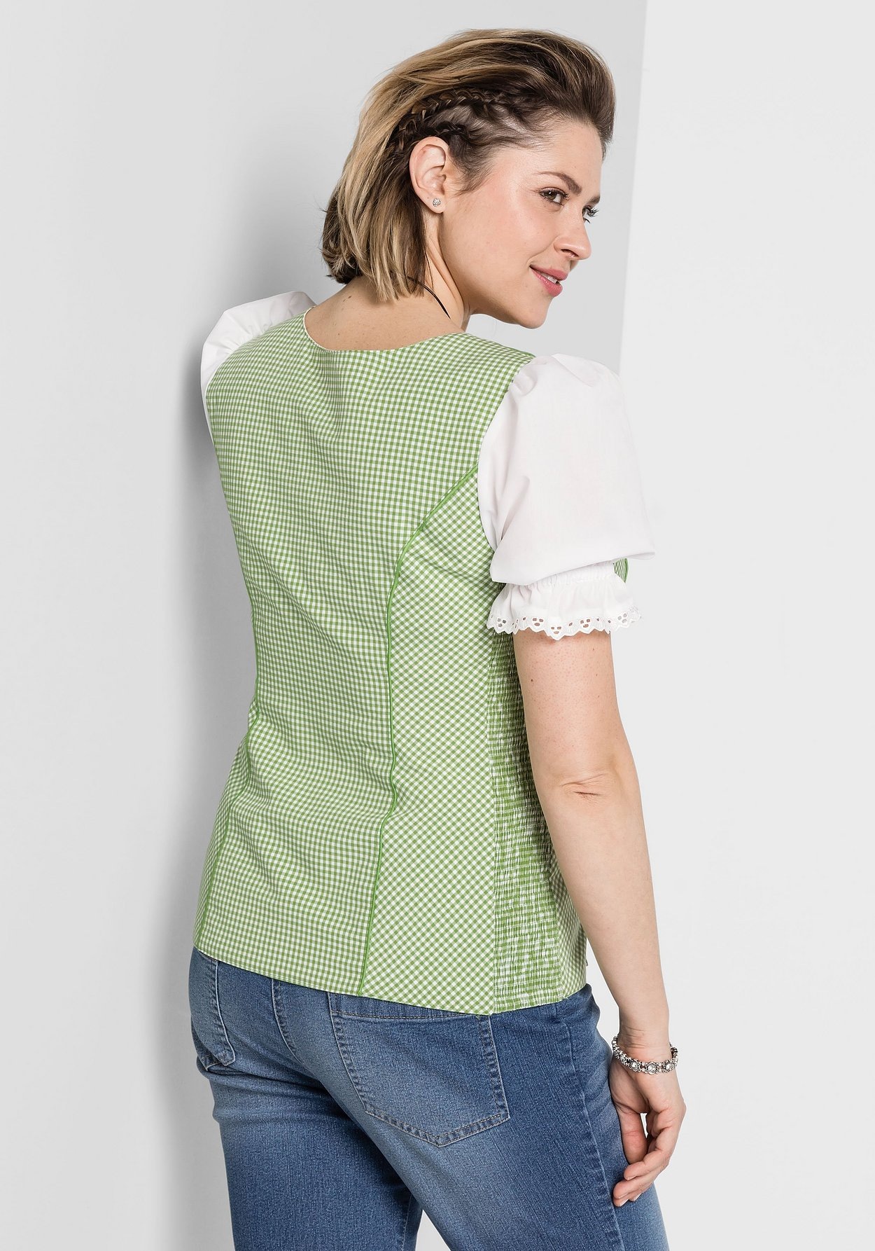 Sheego Trachtenbluse »Trachtenbluse im Trachten-Look«