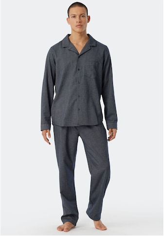 Schiesser Pyjama, (2 tlg., 1 Stück), aus schöner Webflanell-Qualität kaufen