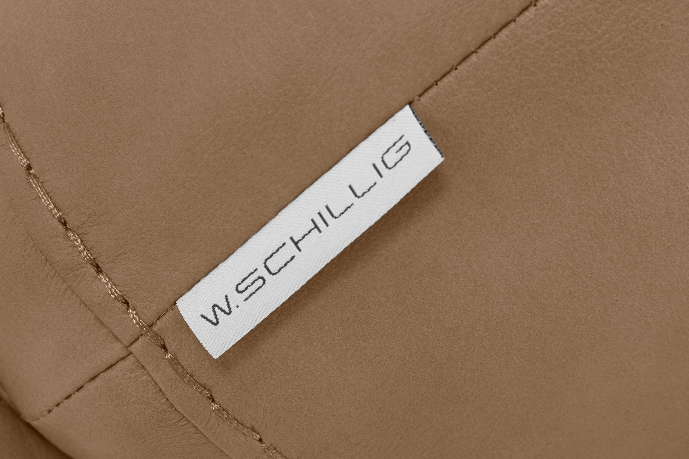 W.SCHILLIG Hocker »montanaa«, mit Metallkufen in Chrom glänzend, Breite 71 cm