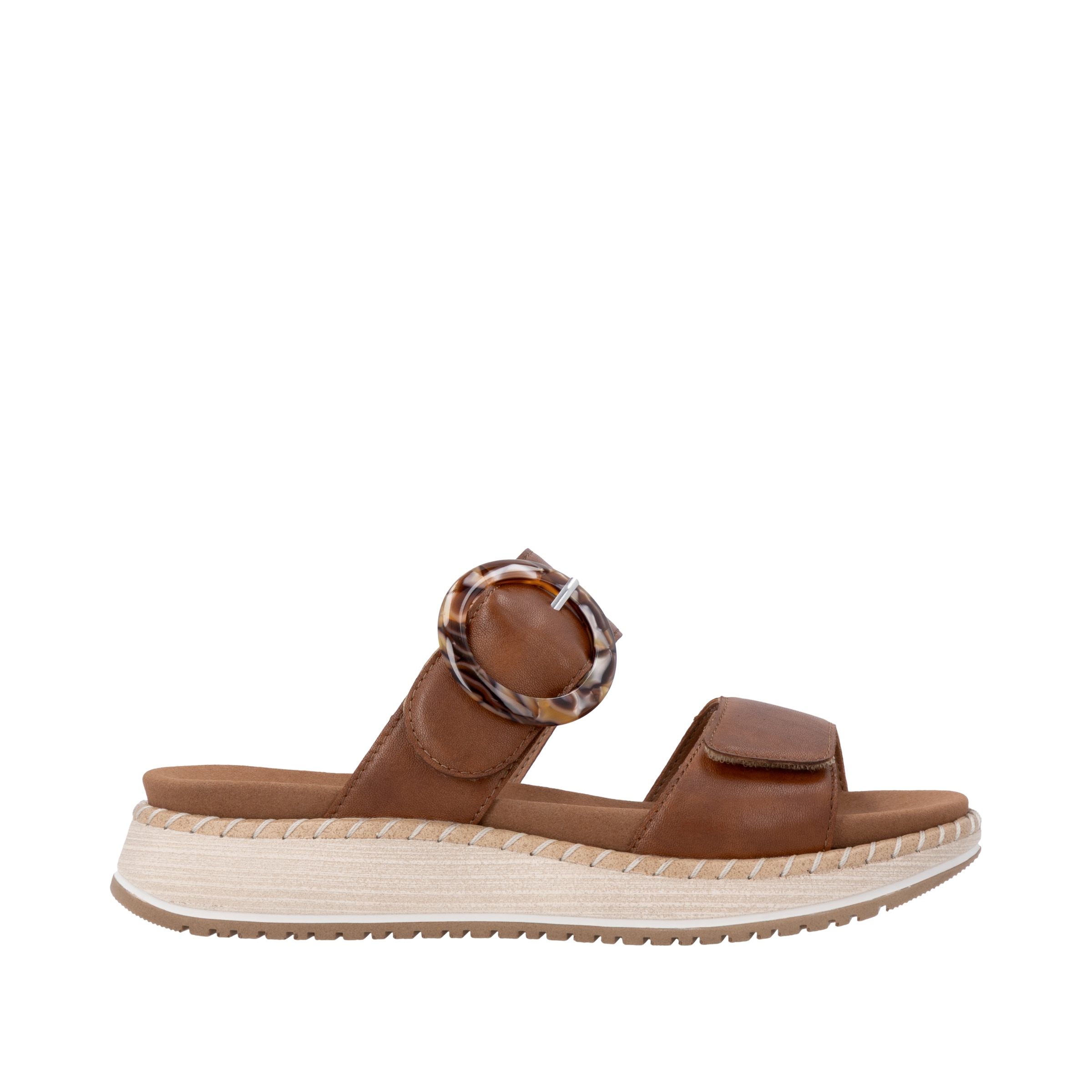 Remonte Pantolette  Sommerschuh, Hausschuh mit praktischen Klettverschlüssen