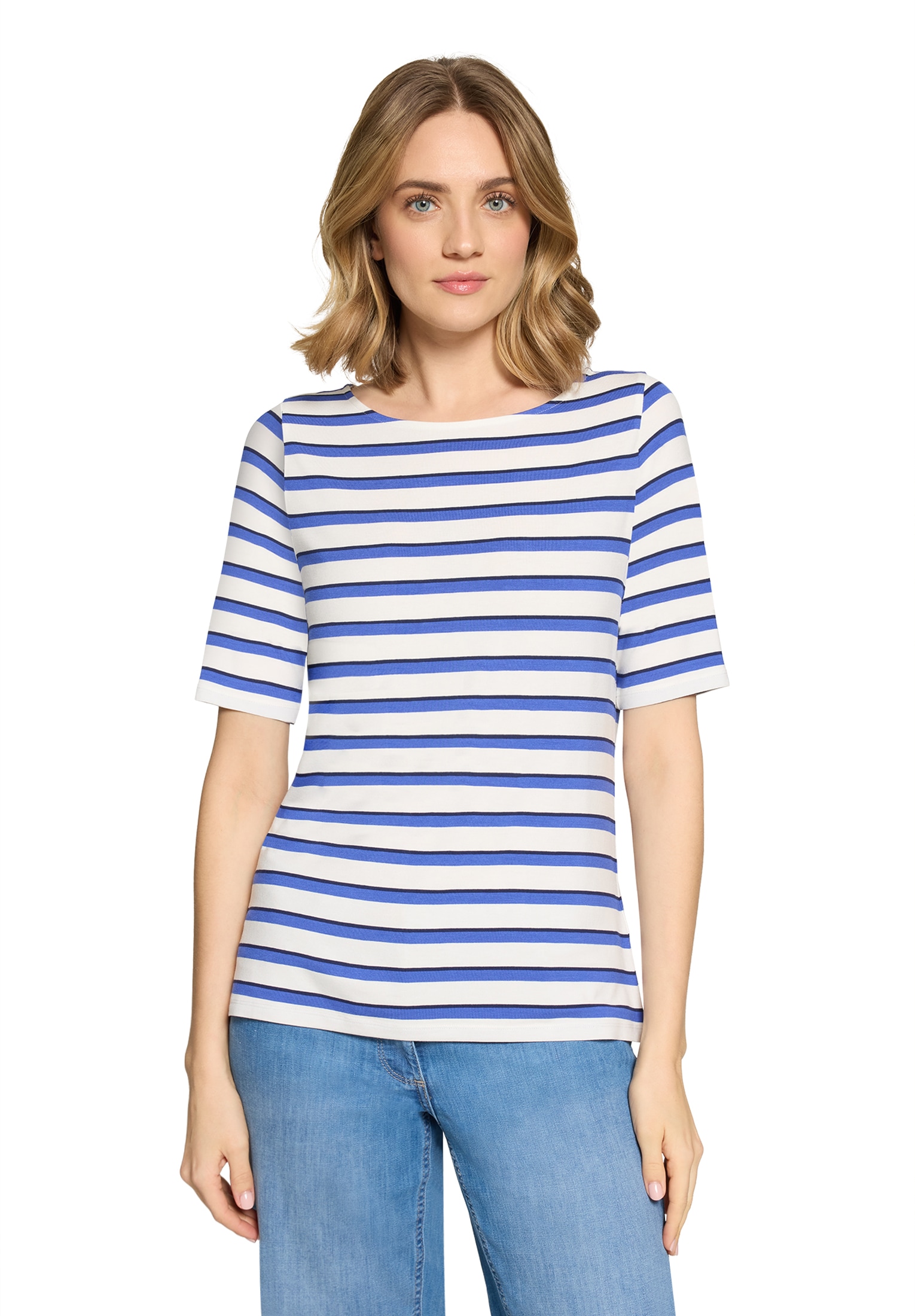 Betty Barclay 3/4-Arm-Shirt »Ringelshirt mit U-Boot-Ausschnitt«