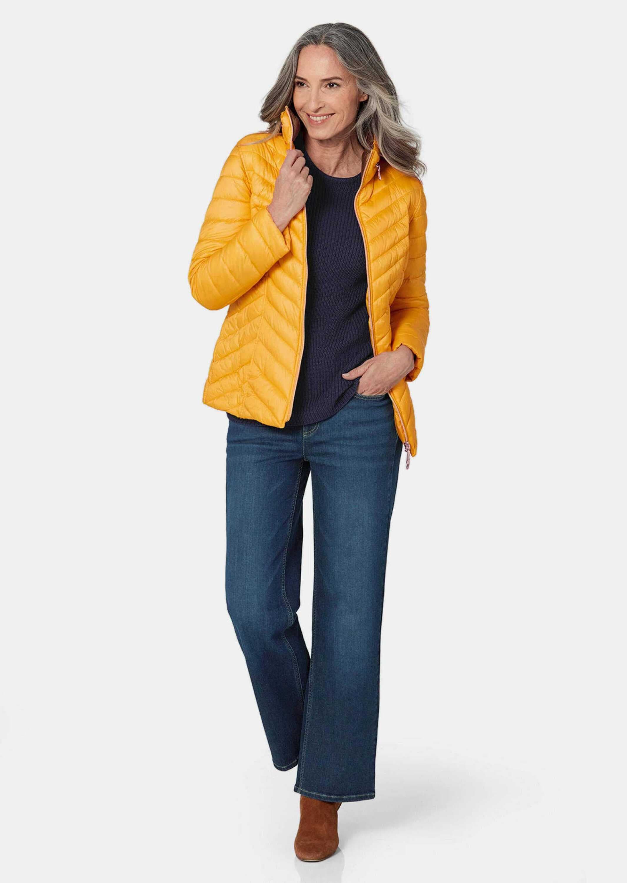GOLDNER Steppjacke »Leichte Steppjacke in knitterarmer Ware« Leichte Wattierung mit Diagonalstepp