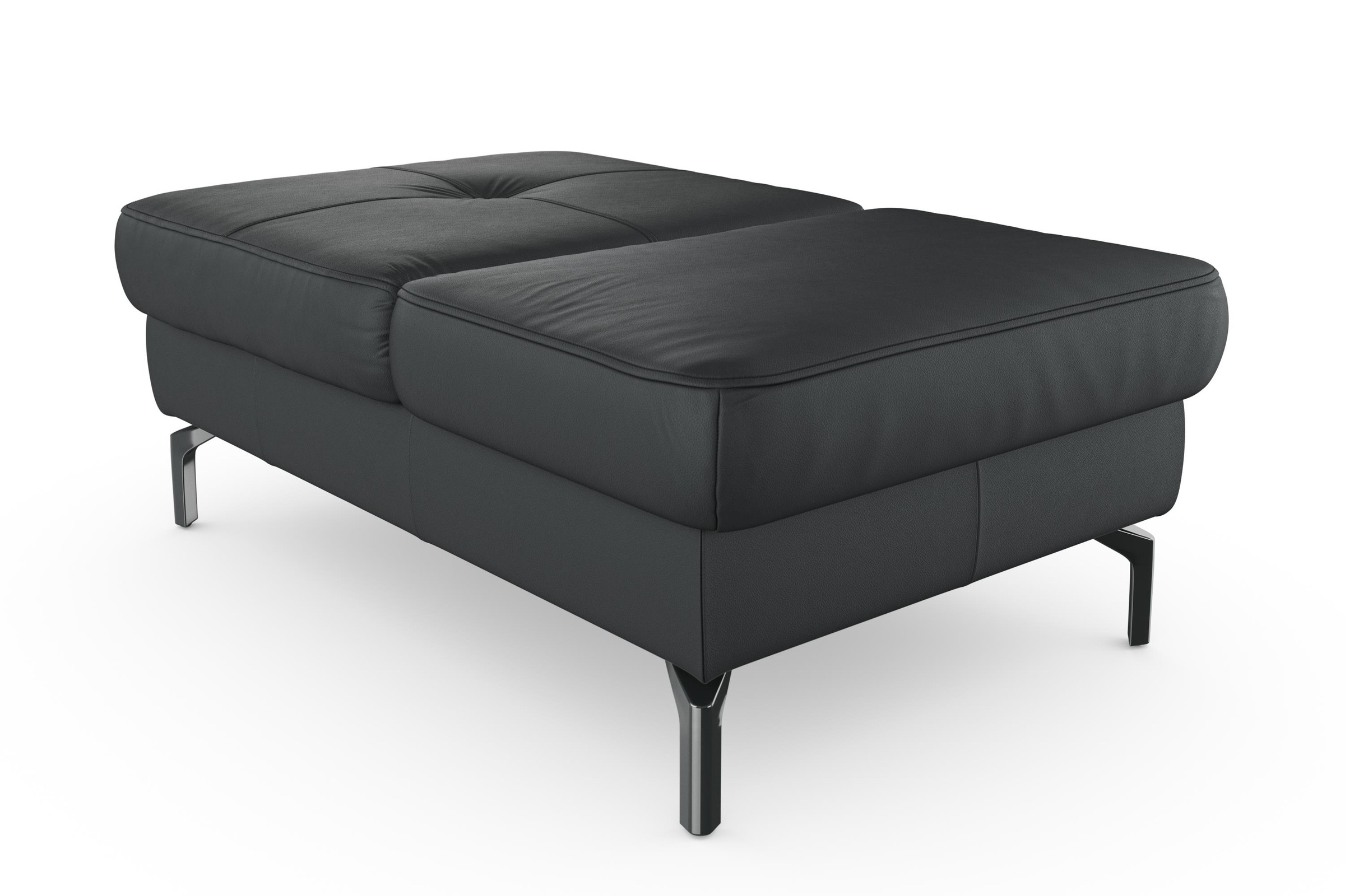 sit&more Hocker »Bendigo« mit Klappfunktion, Bodenfreiheit 15 cm, wahlweise in 2 Fußfarben
