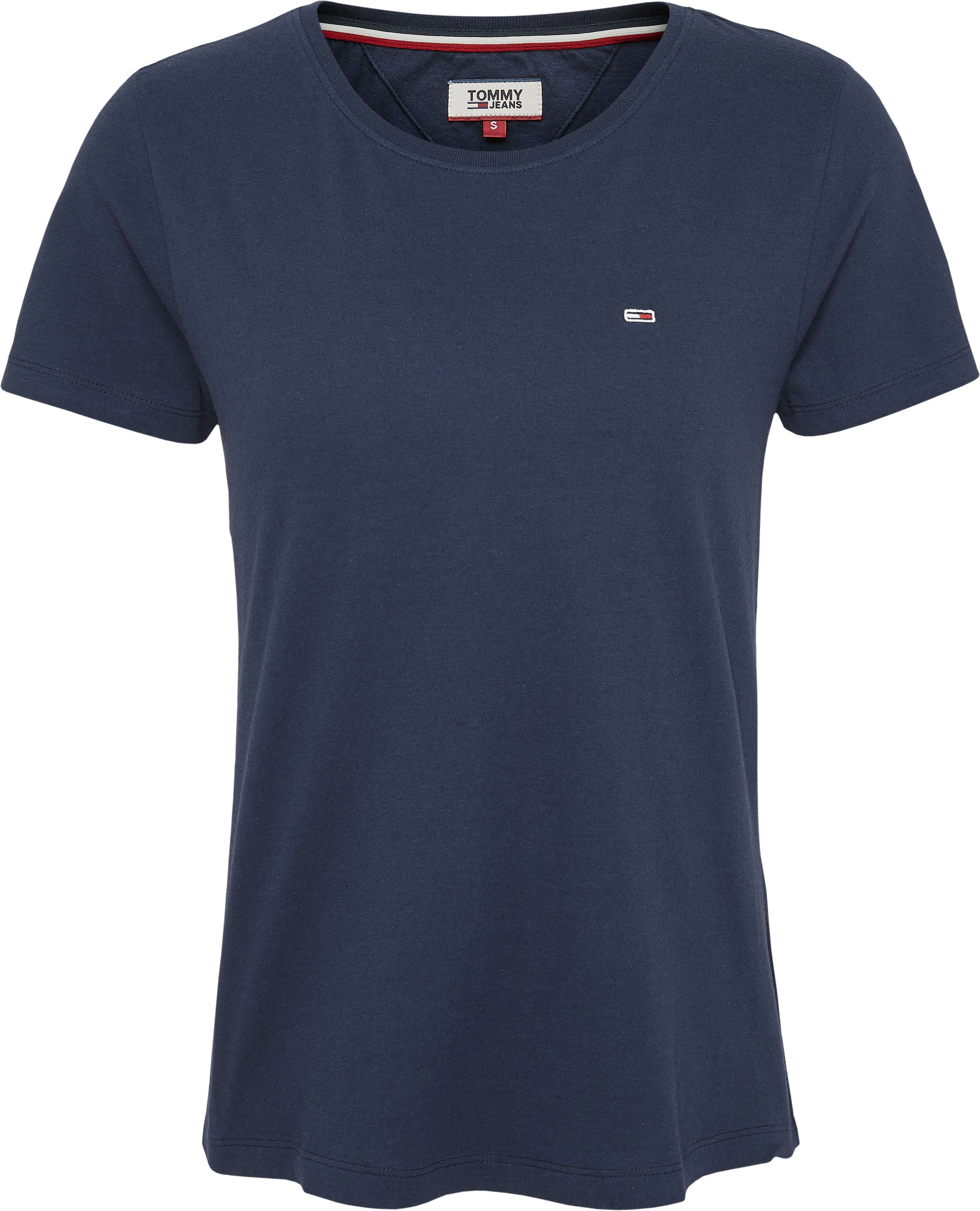Tommy Jeans T-Shirt »TJW SLIM C-NECK TEE«, mit Logo-Stickerei