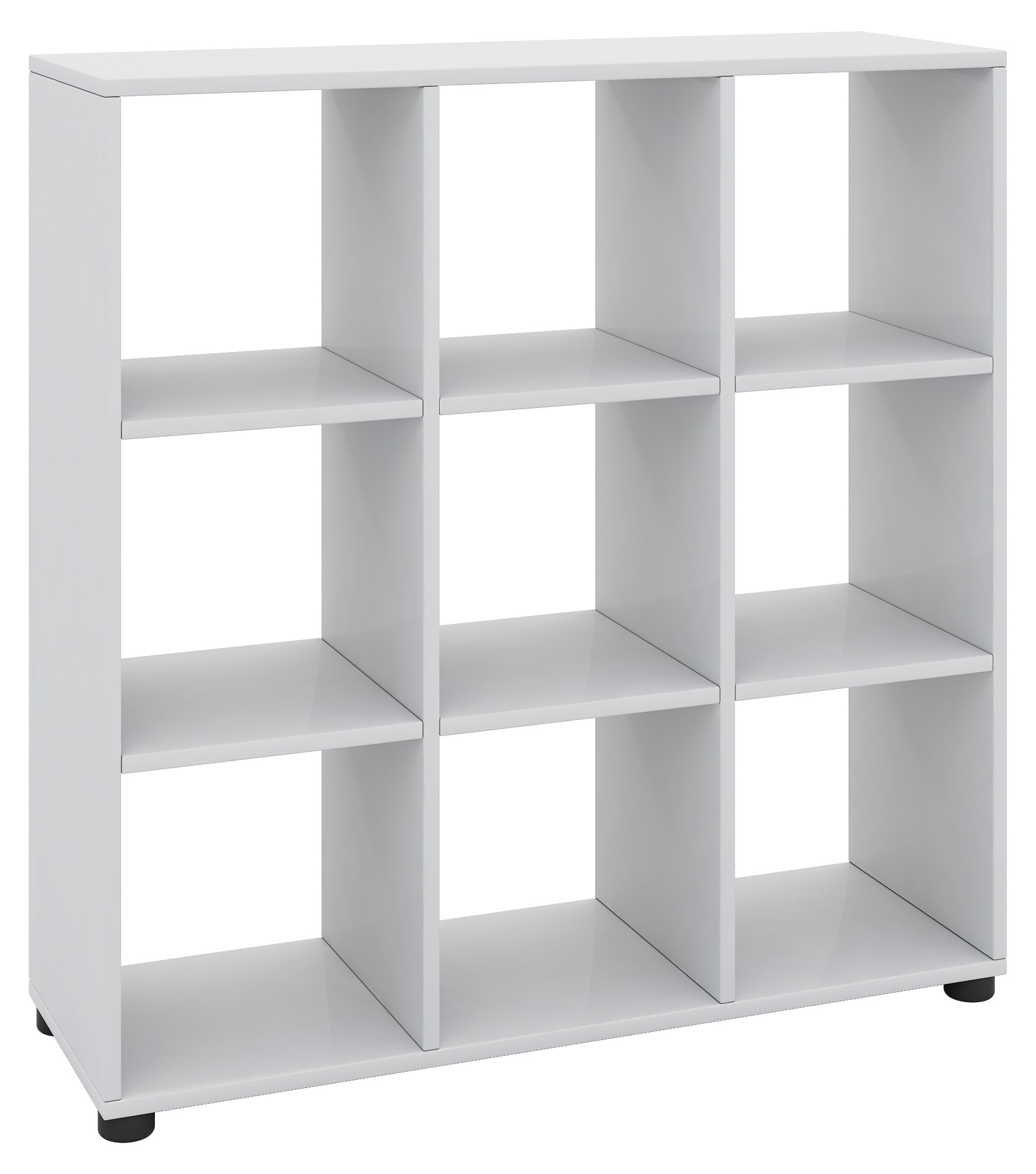 VCM Standregal »VCM Holzregal stehend | platzsparendes Regal | Maße: H. 93 x B. 90 x T. 30 cm | Elegantes Regal stehend | Aufbewahrungsregal | Bücherregal - Benas-3x3«