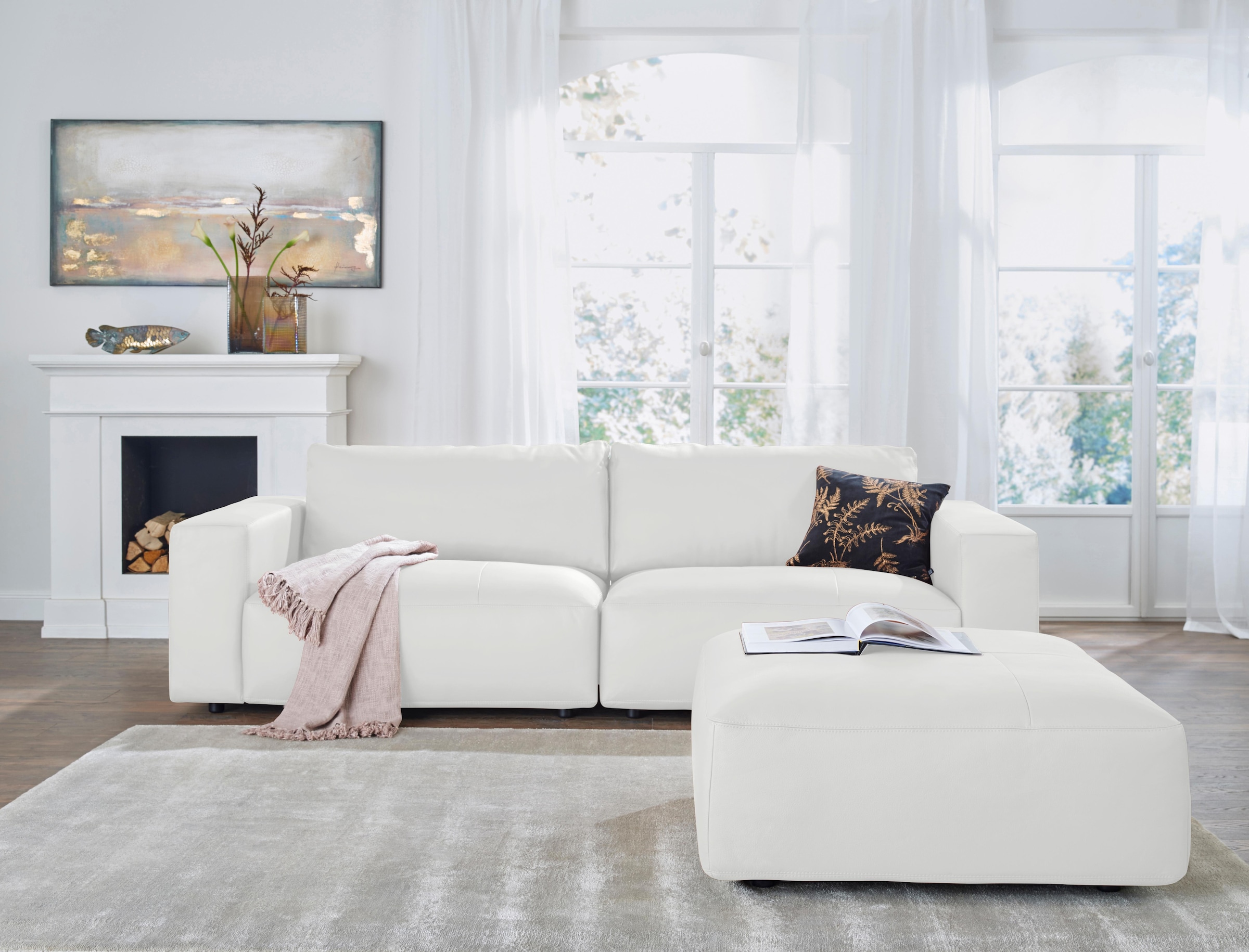 Musterring Big-Sofa »LUCIA«, in vielen Qualitäten und 4 unterschiedlichen Nähten, 3-Sitzer