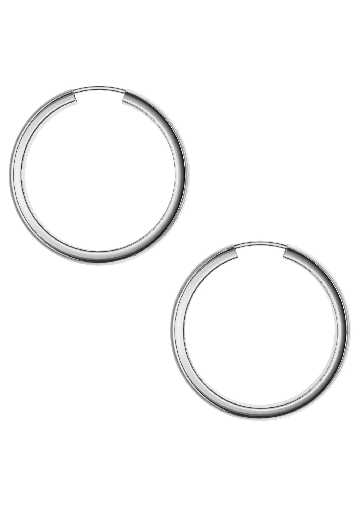Firetti Paar Creolen »Schmuck Geschenk, 3,9 mm breit«, Made in Germany
