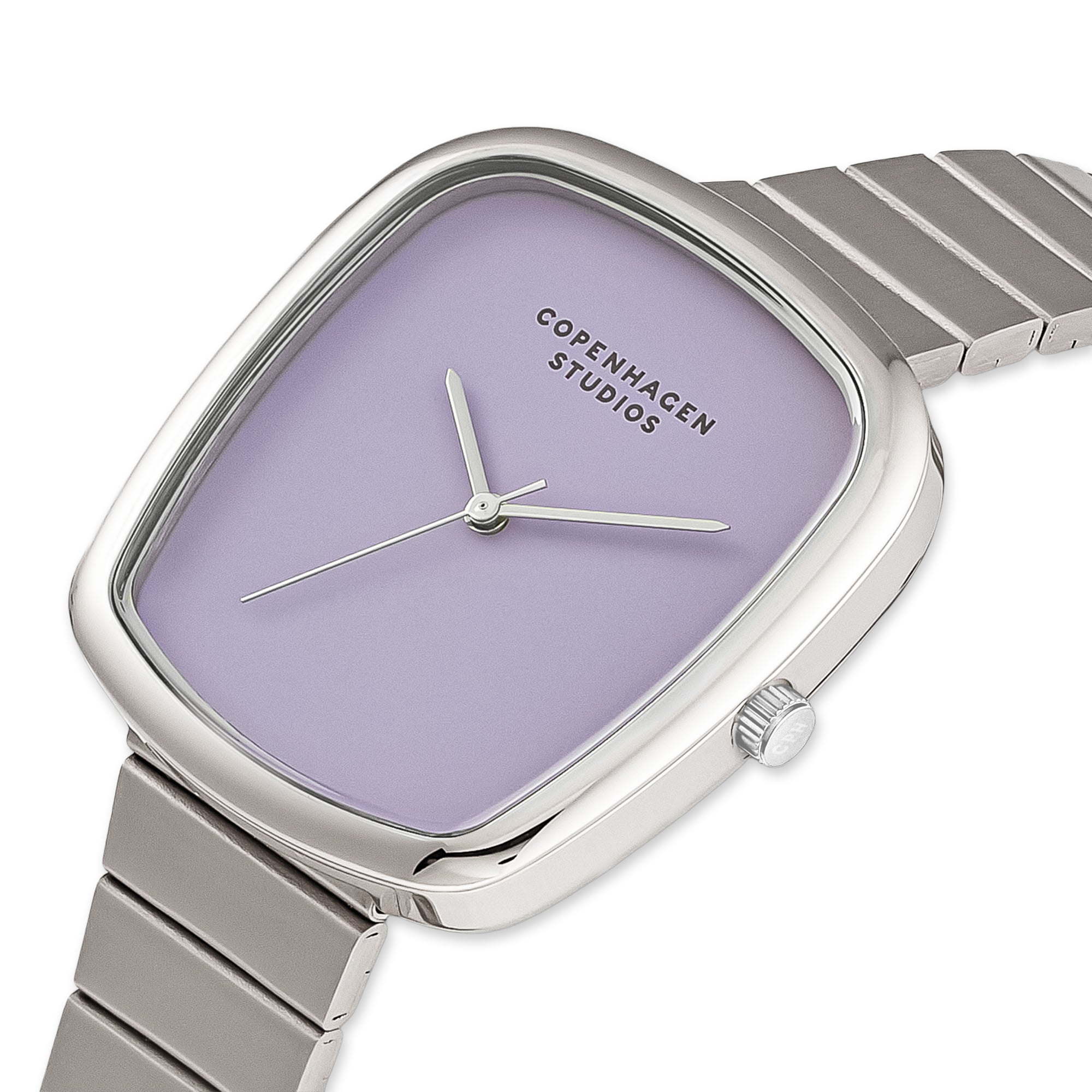 Copenhagen Studios Quarzuhr »Curved Watch« Armbanduhr, Damenuhr, Edelstahlarmband, analog