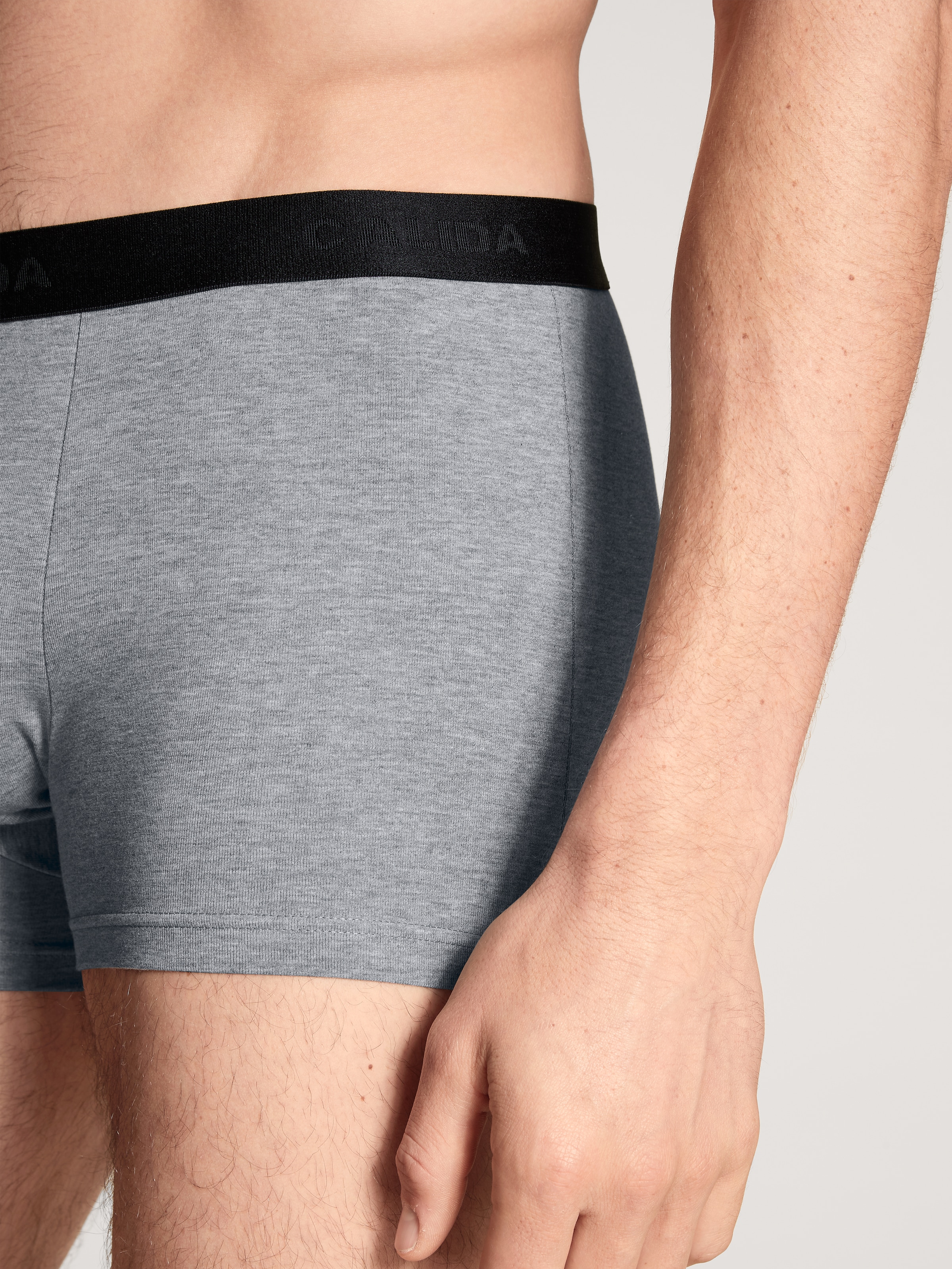 CALIDA Boxershorts »Natural Benefit«, (3er Pack), Single Jersey-Qualität, elastisch