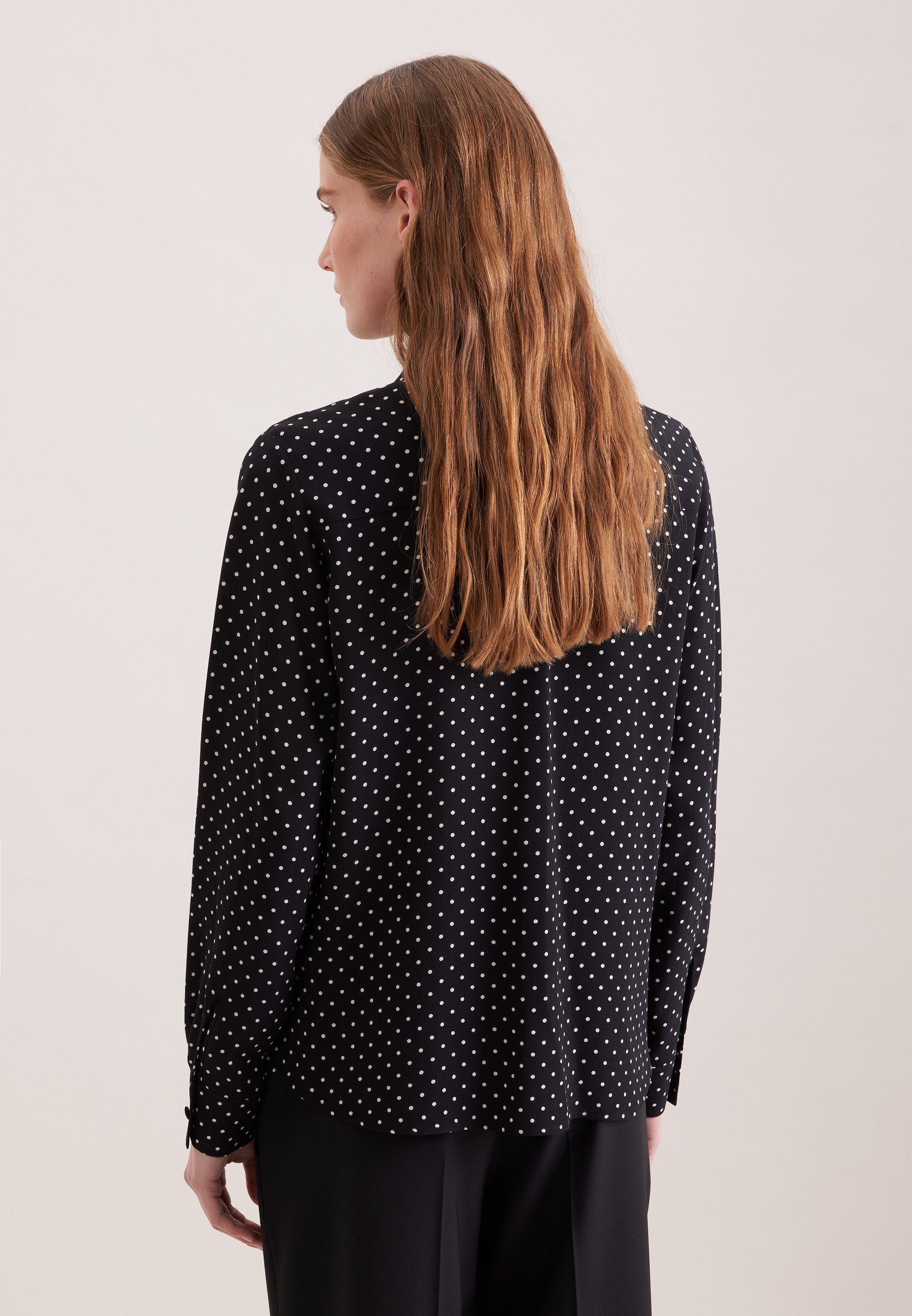 seidensticker Klassische Bluse 1/1 Kragen Druck