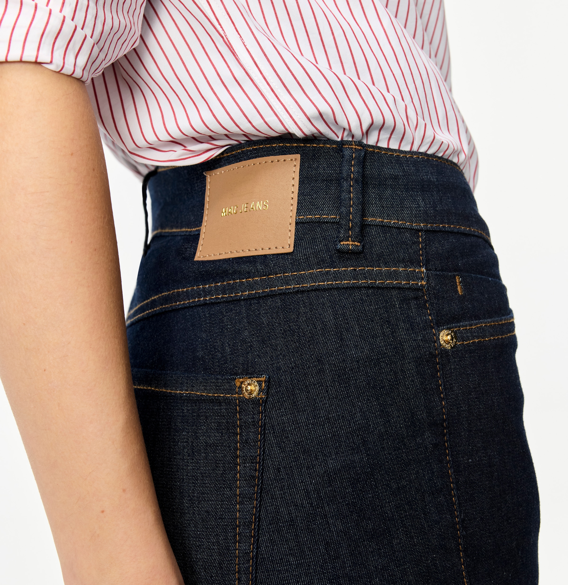 MAC 7/8-Jeans »Dream Summer« verkürzt mit Schlitz am Saum