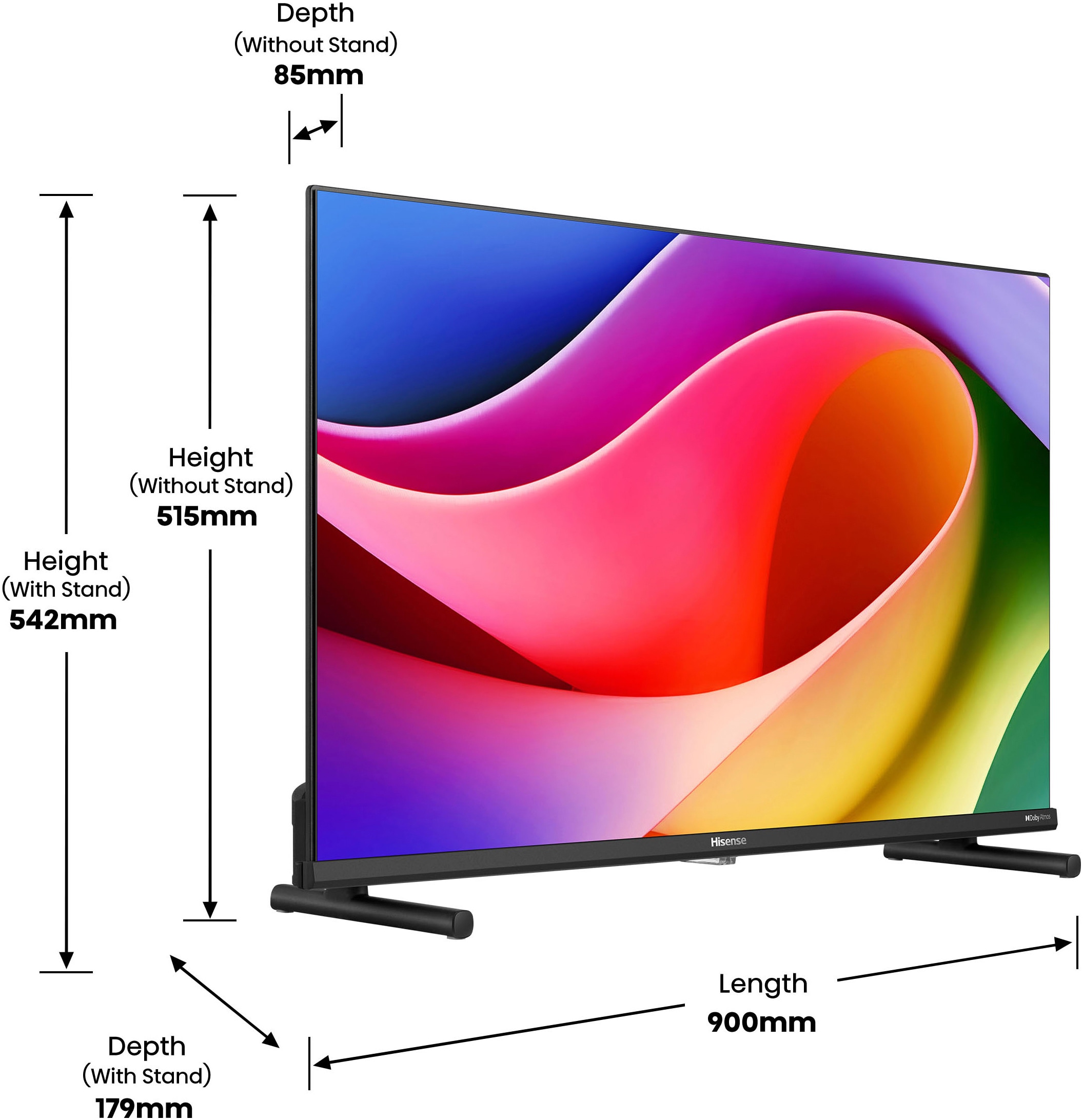 Hisense QLED-Fernseher »40A5Q«, Full HD, Smart-TV, 2K FHD QLED