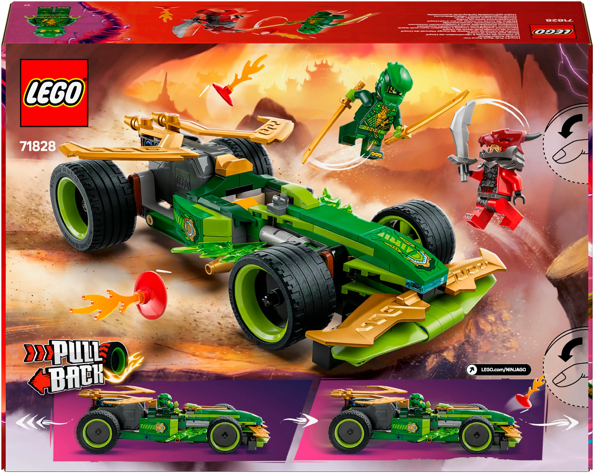 LEGO® Konstruktionsspielsteine »Lloyds Actionflitzer (71828), LEGO Ninjago«, (181 St.), Made in Europe