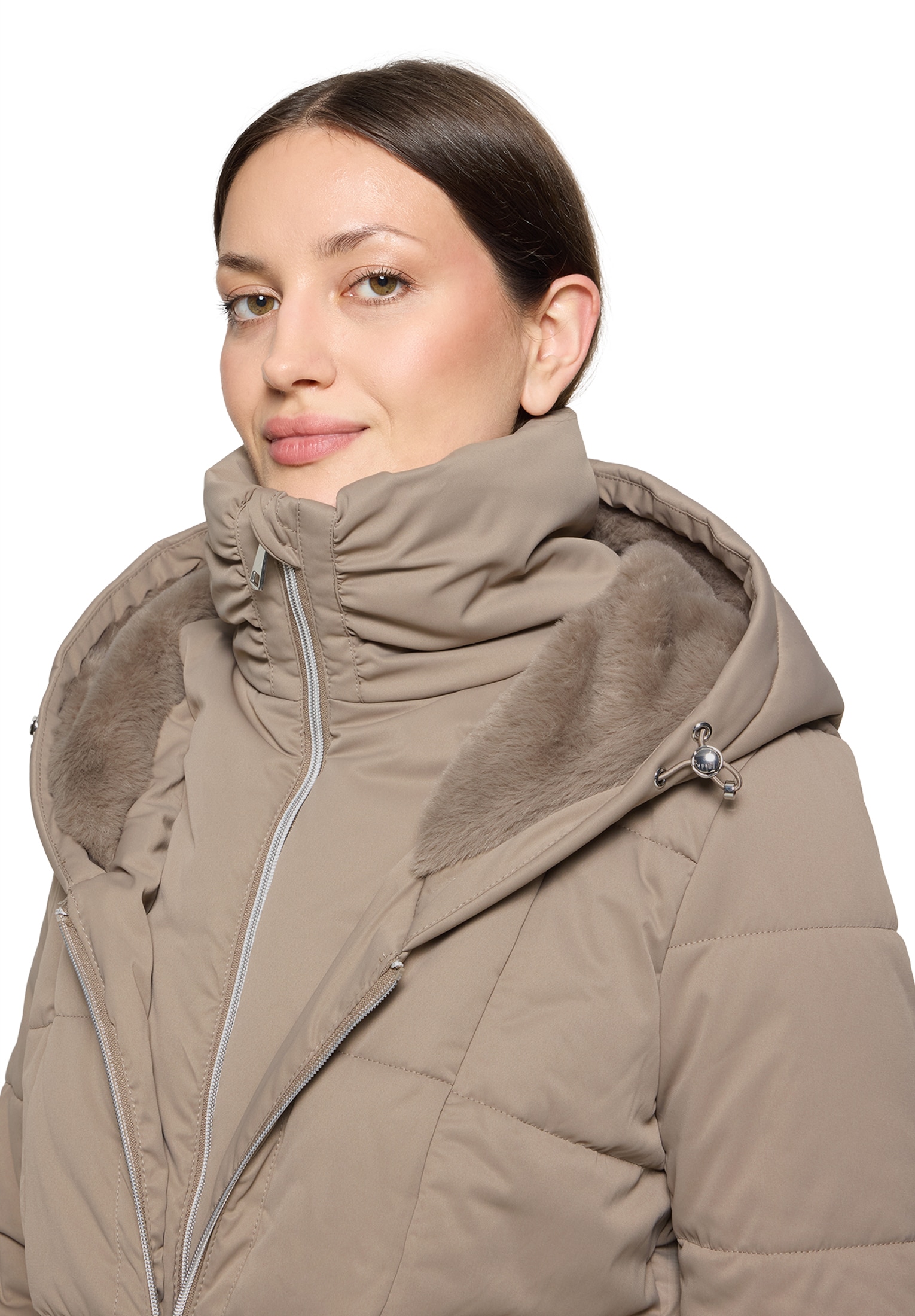 Cartoon Steppjacke »Steppmantel mit Kapuze«