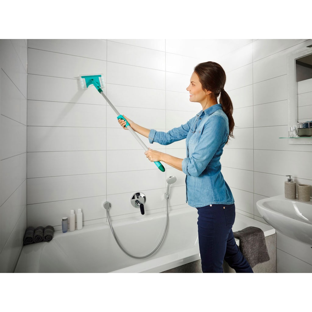 Leifheit Bodenwischer-Set »Bath Cleaner micro duo Telescope 125«