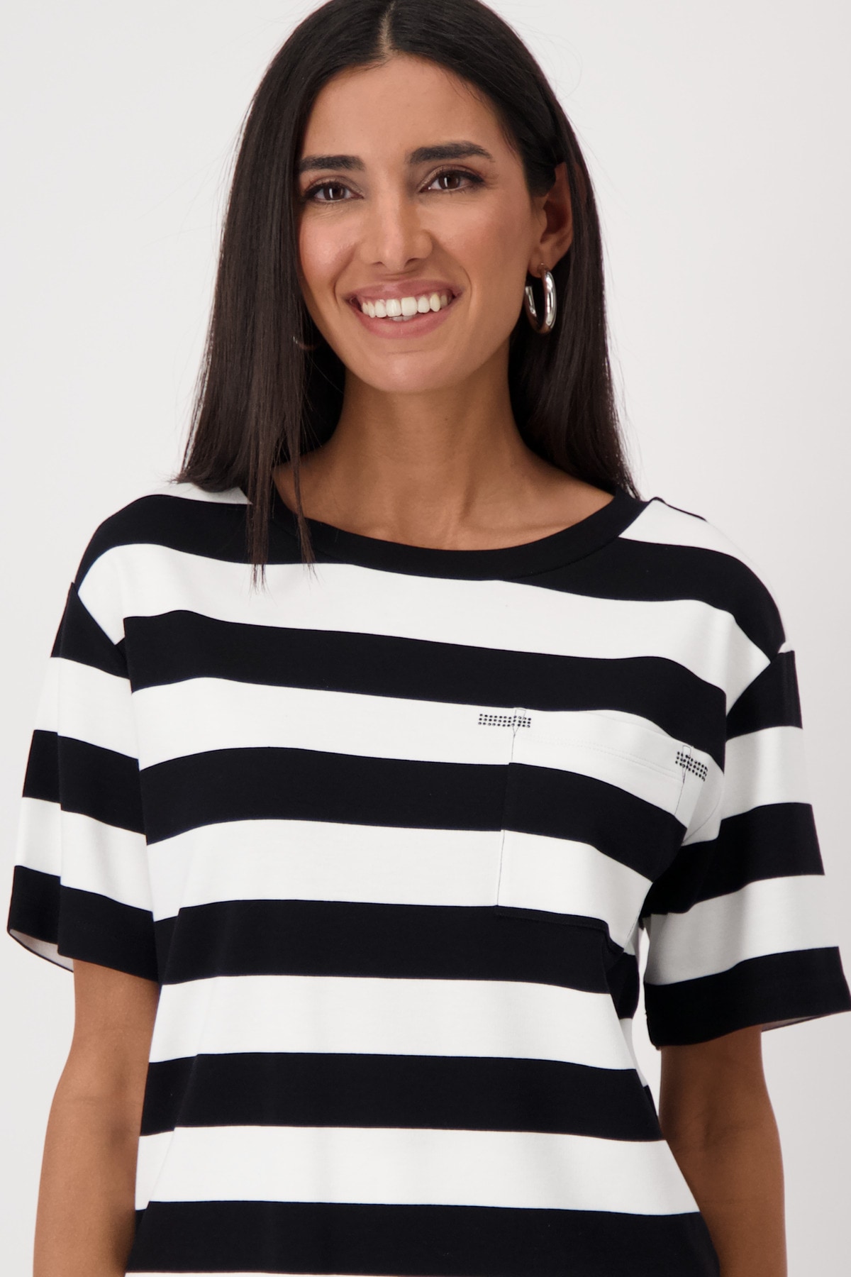 Monari Sweatshirt, mit Streifen