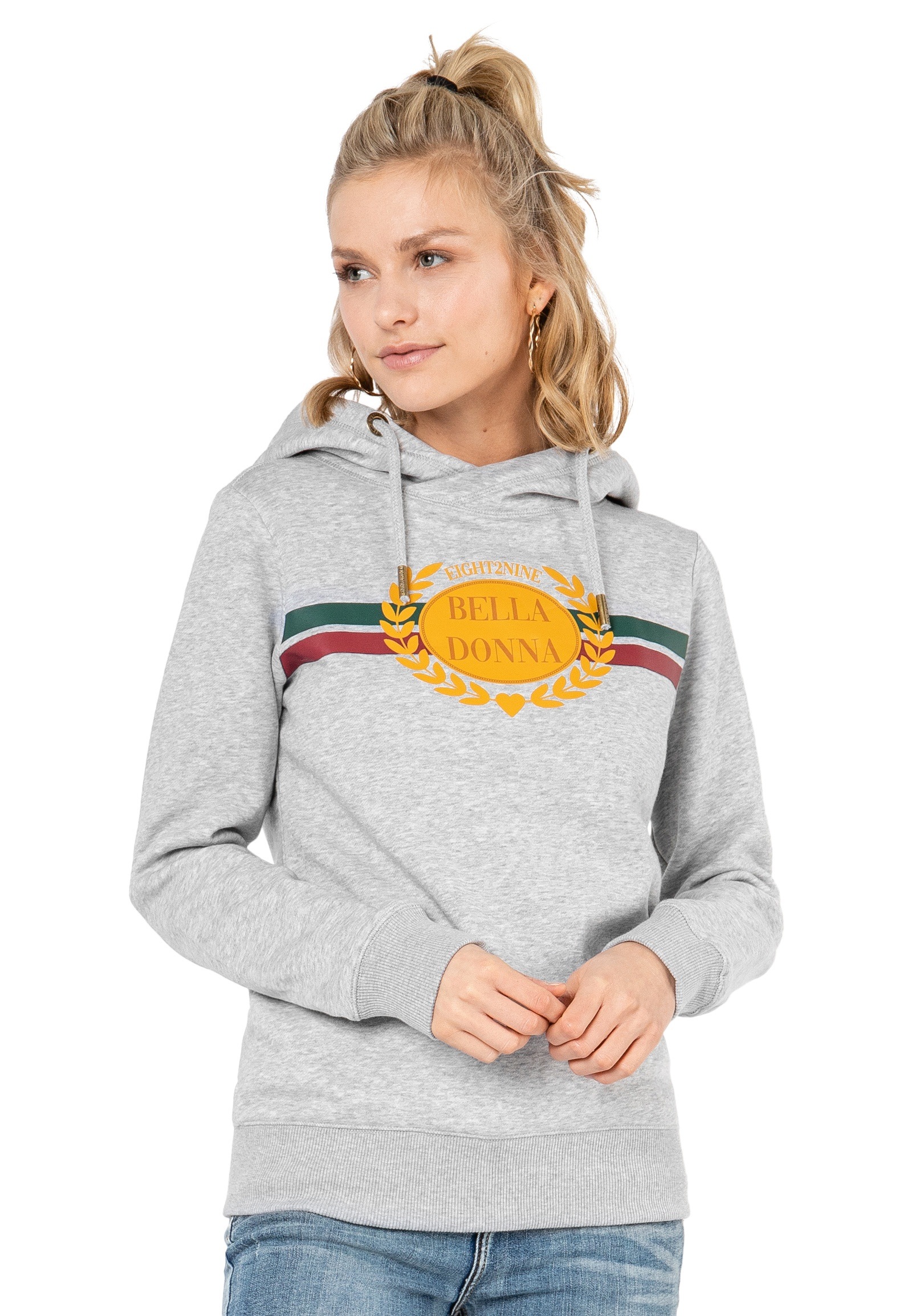 Eight2Nine Kapuzensweatshirt, mit Druck Bella Donna