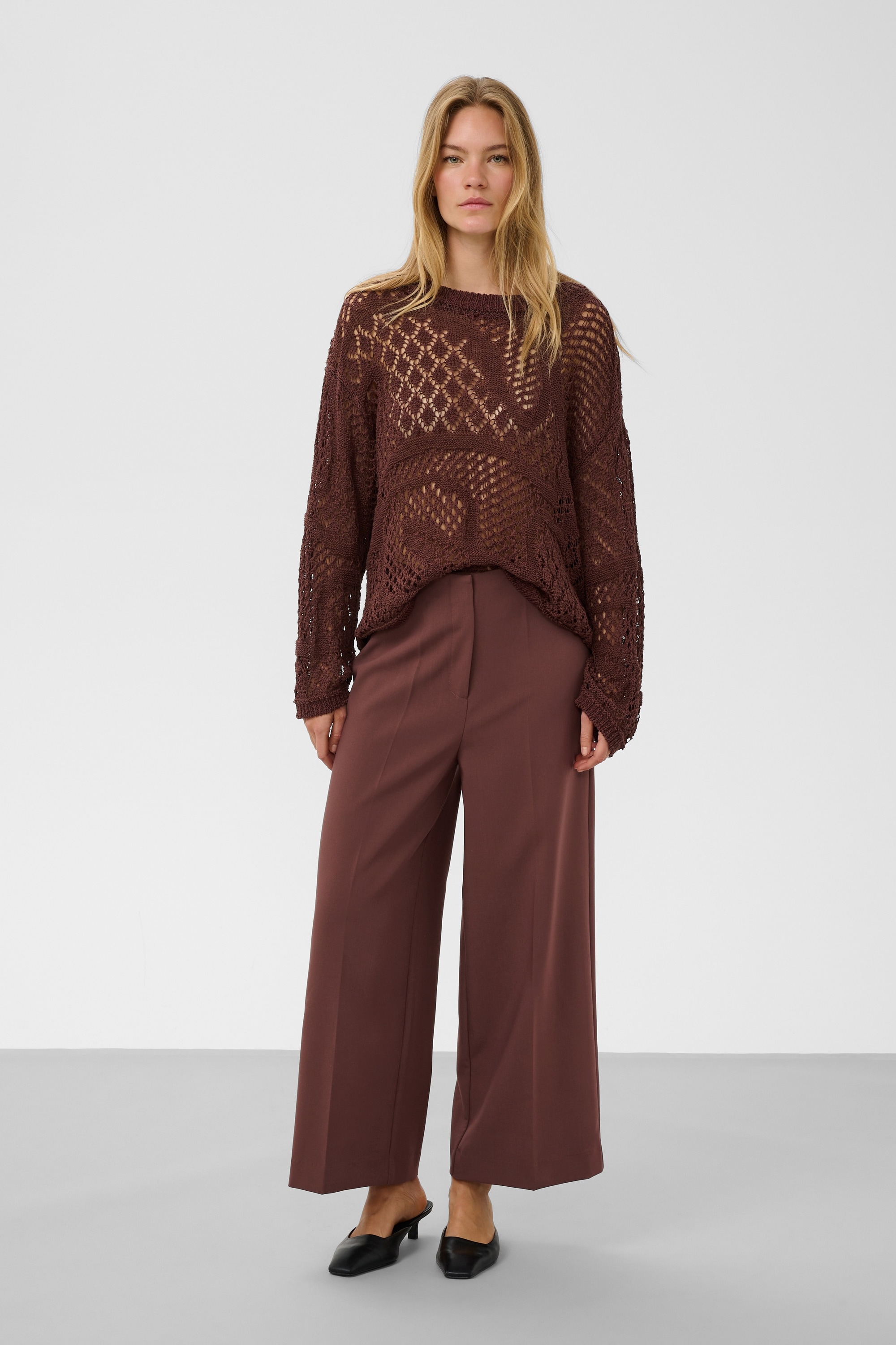 SOAKED IN LUXURY Stoffhose »Strickhose SLCorinne«