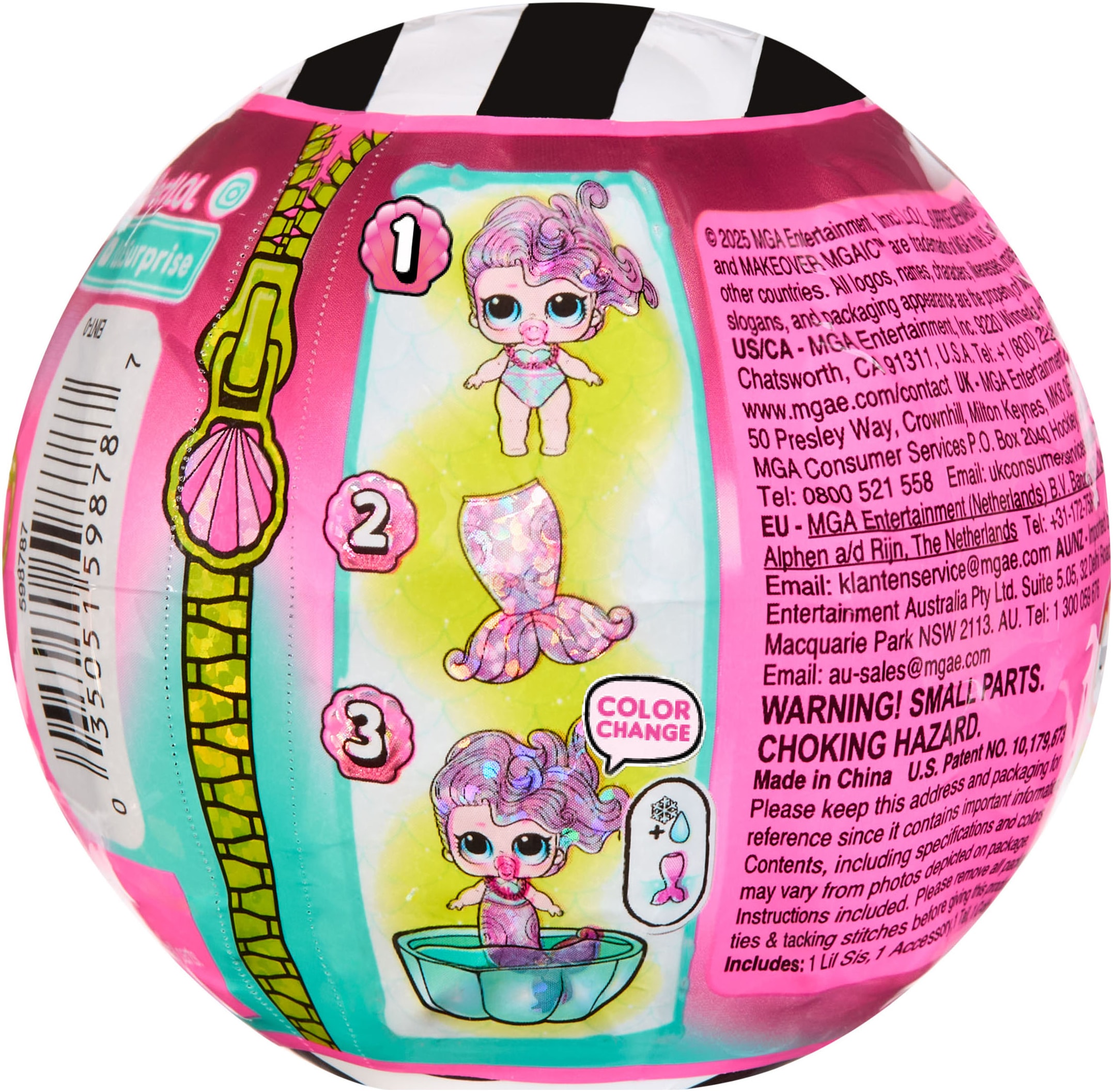 L.O.L. SURPRISE! Anziehpuppe »L.O.L. Surprise Mermaids! Makeover Magic Baby Sisters« Sortierte Lieferung - Abbildungen dienen als Beispiele!