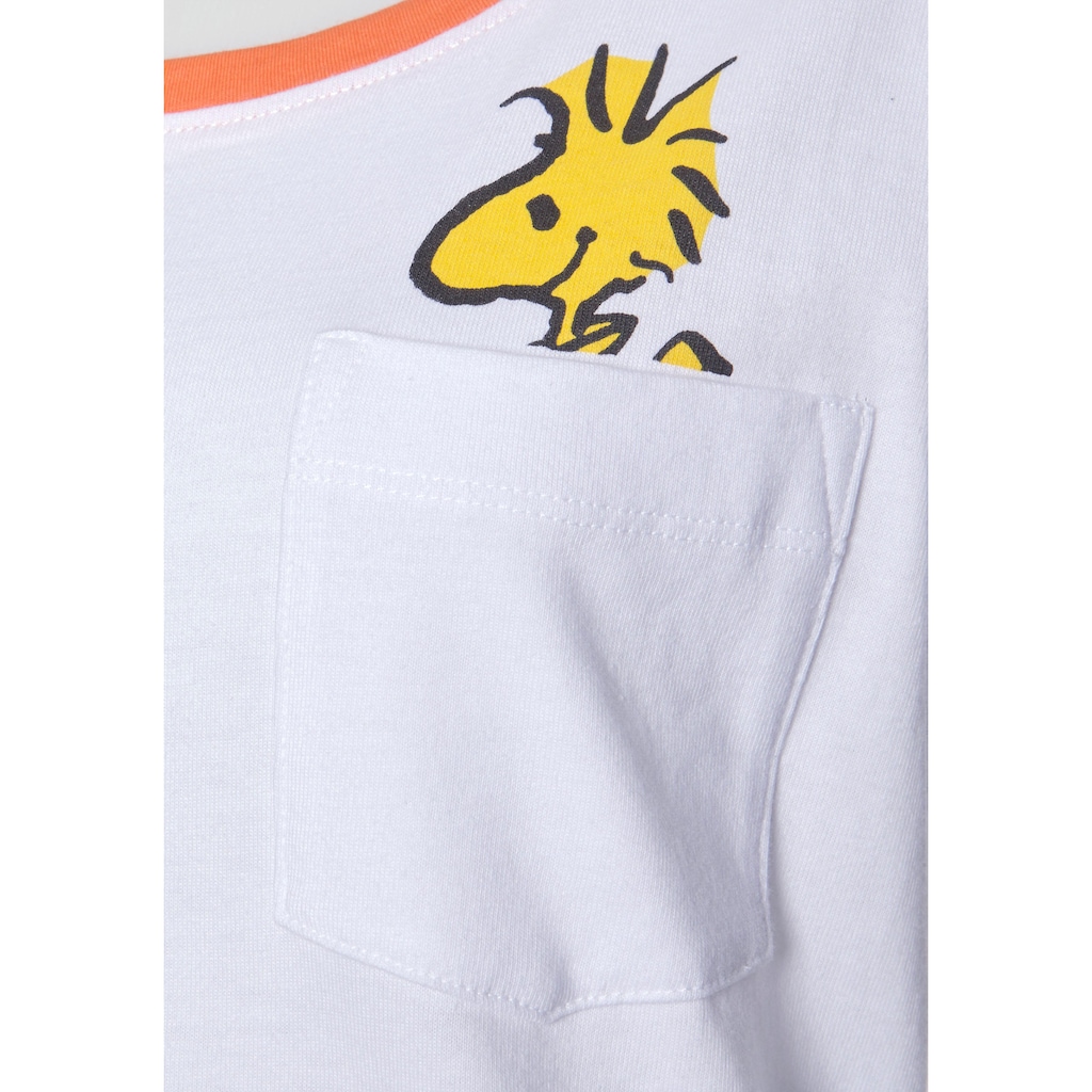 Peanuts Pyjama, (2 tlg.), mit Snoopy und Woodstock Druck