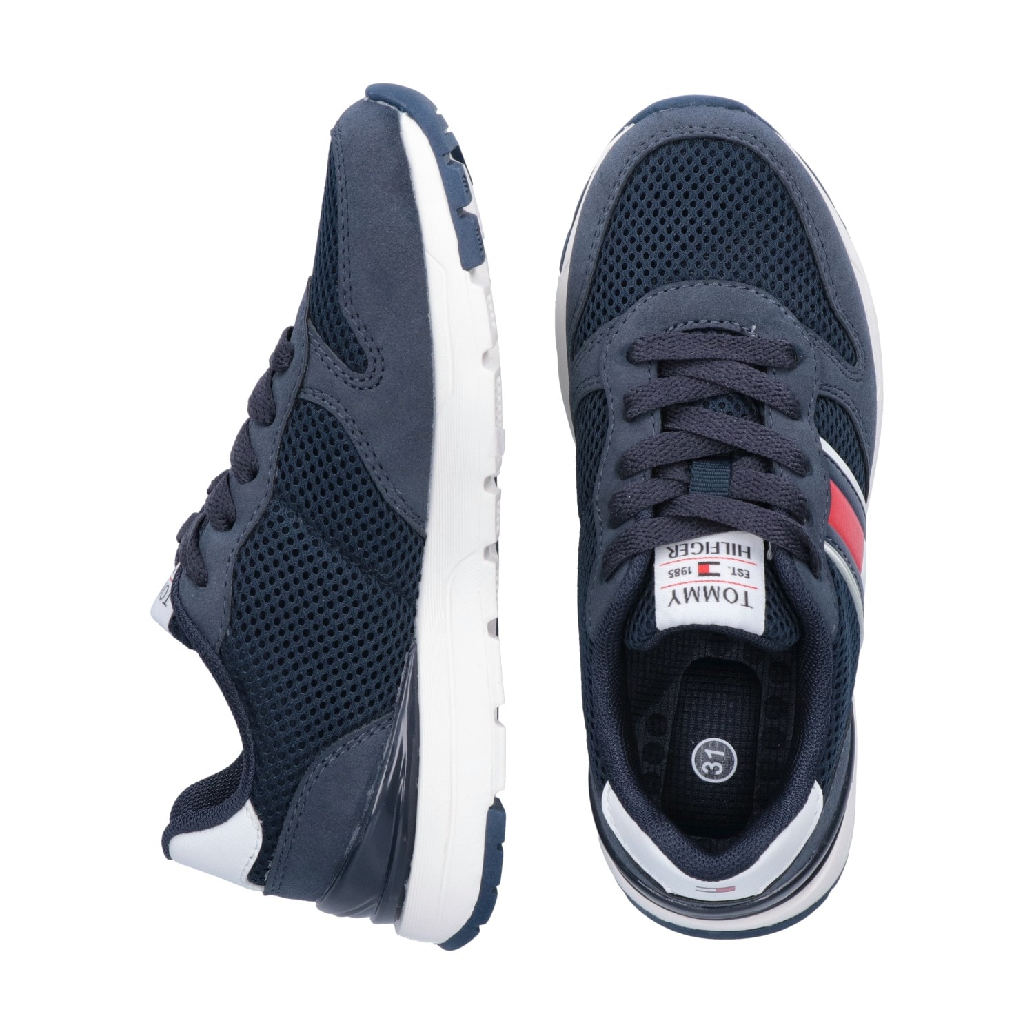 Tommy Hilfiger Sneaker  Running Sneaker, Schnürschuh im Materialmix