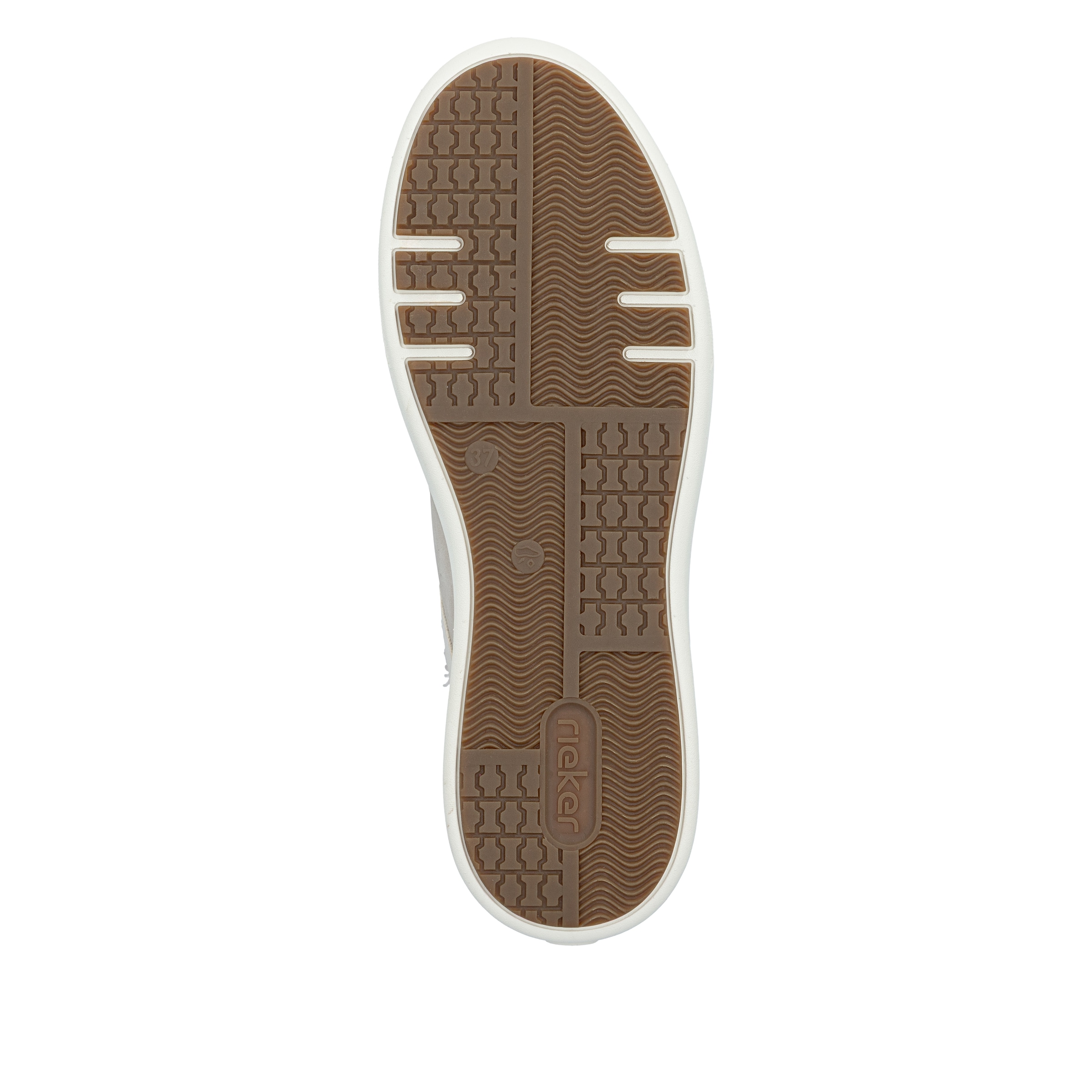 Rieker Plateausneaker  Retro-Sneaker, Schnürschuh, Halbschuh mit Teddyfutter