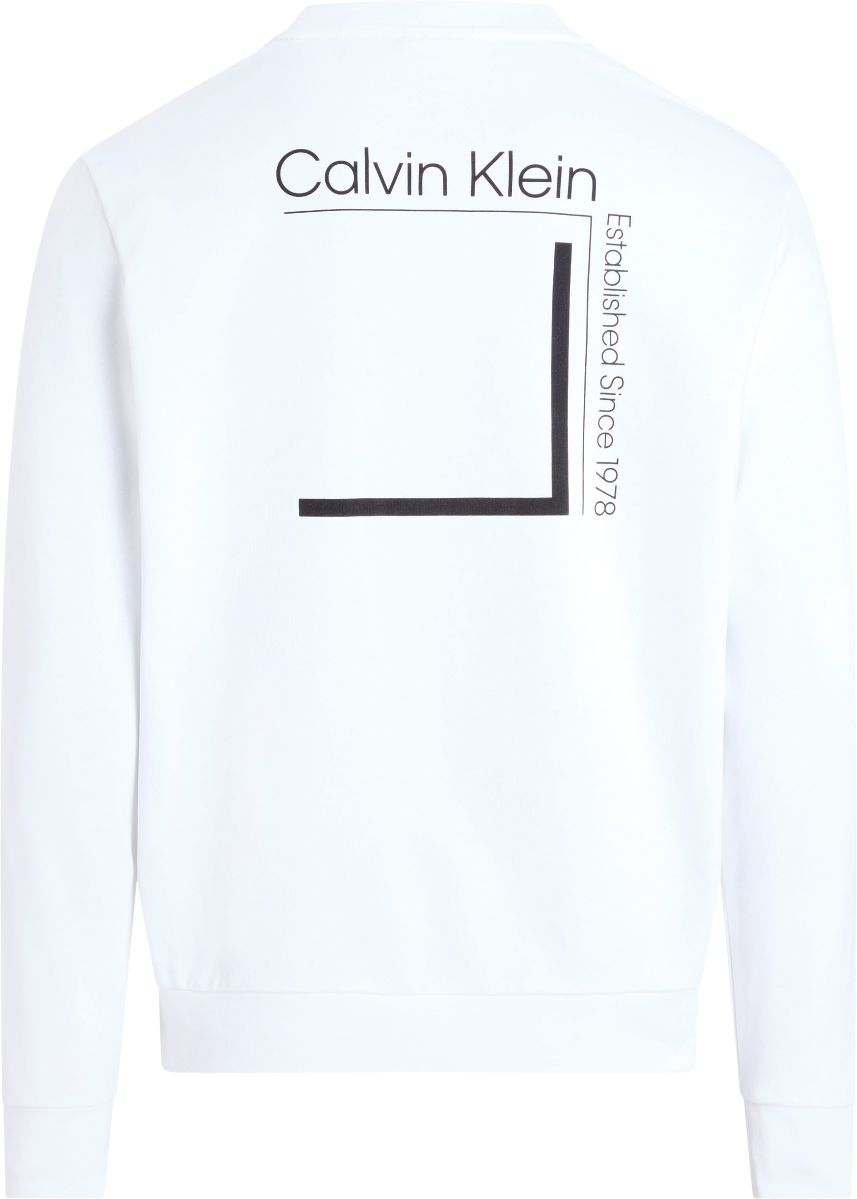 Calvin Klein Sweatshirt »CP-LINEAR BOX LOGO SWEATSHIRT«, mit Logo auf der Rückseite