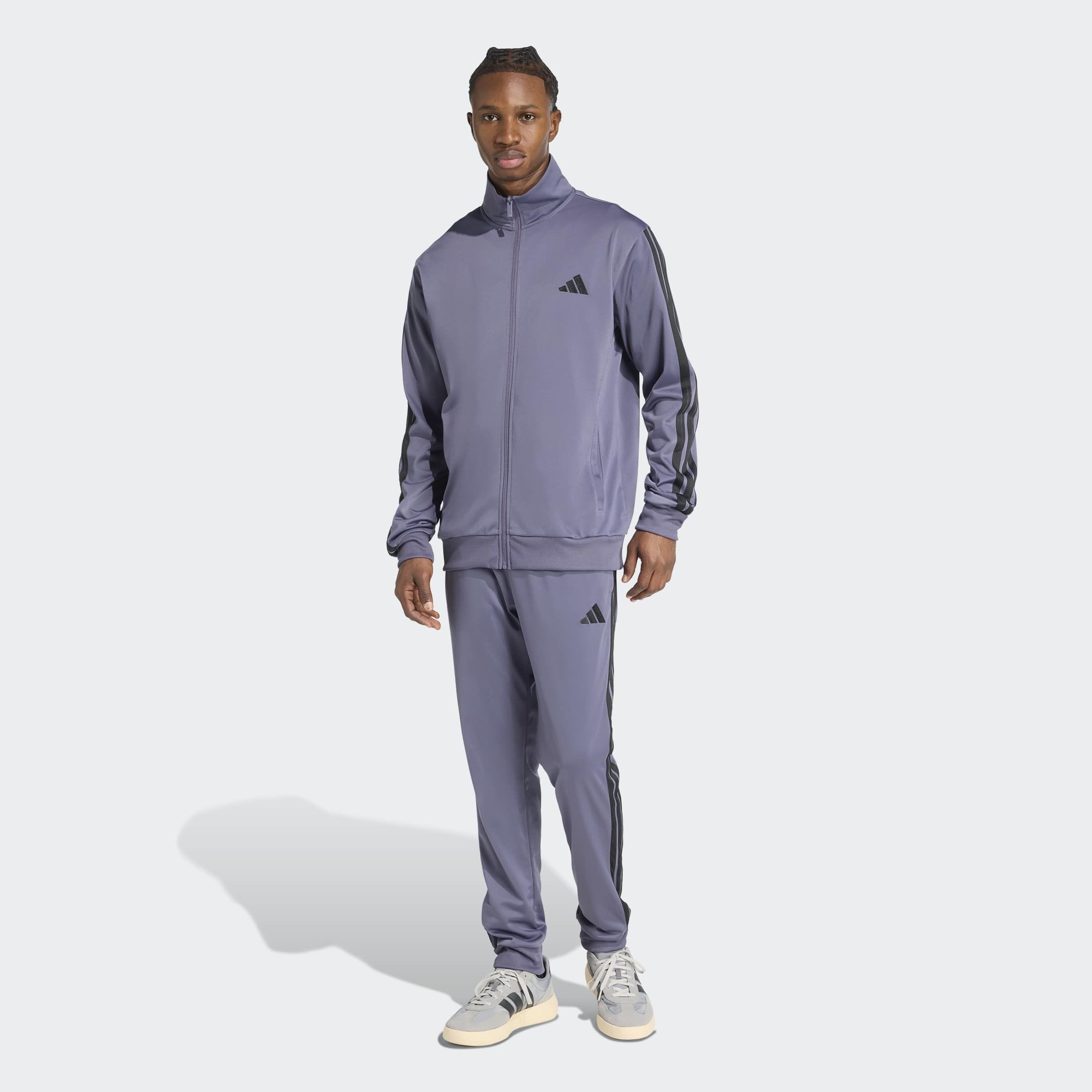 adidas Sportswear Trainingsanzug »M 3S TR TT TS«, (2 tlg.), Basic 3-Streifen Trikot